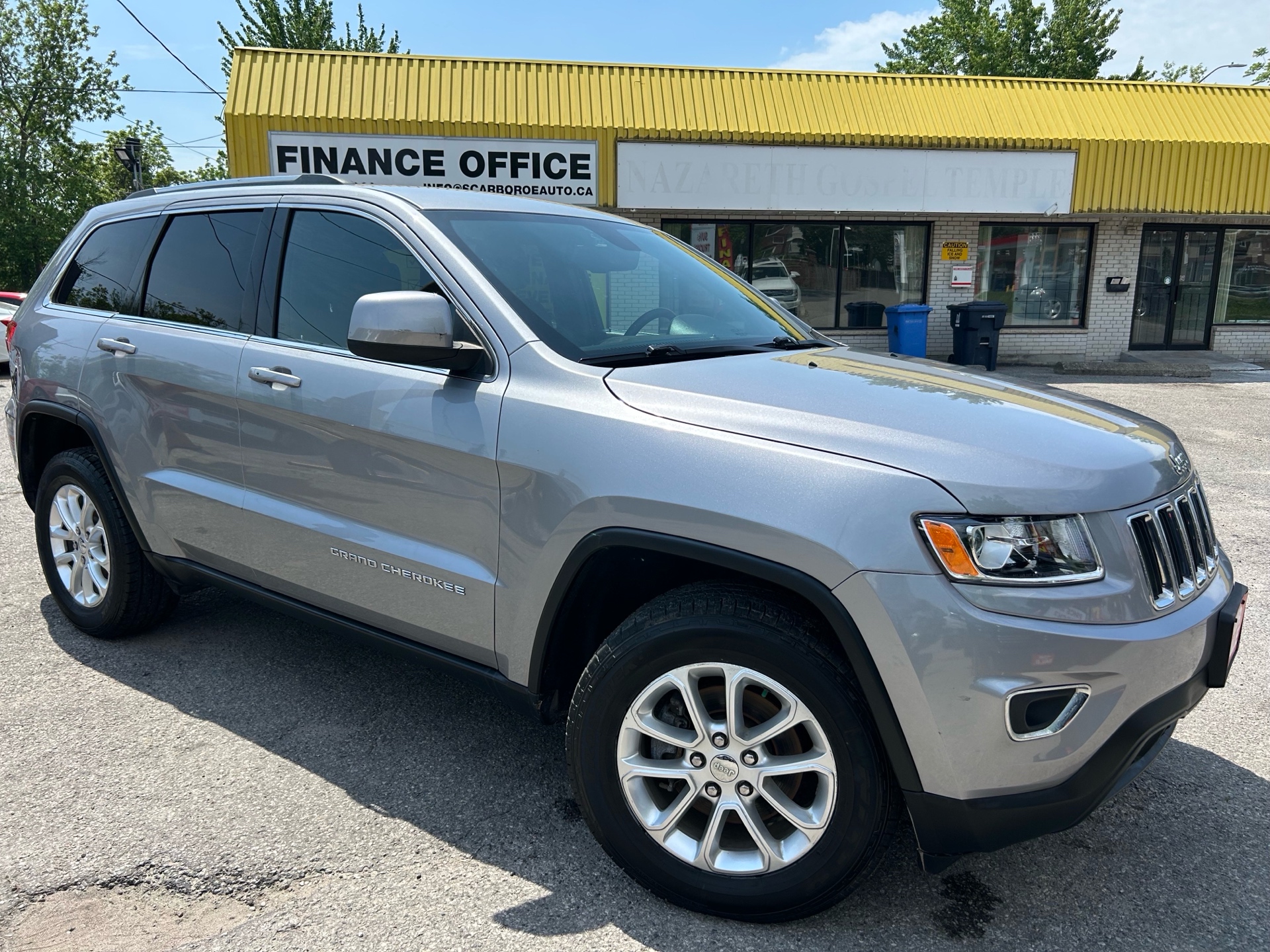 Silver 2014 Jeep Grand Cherokee SUV / Crossover Four-Wheel Drive Automatic