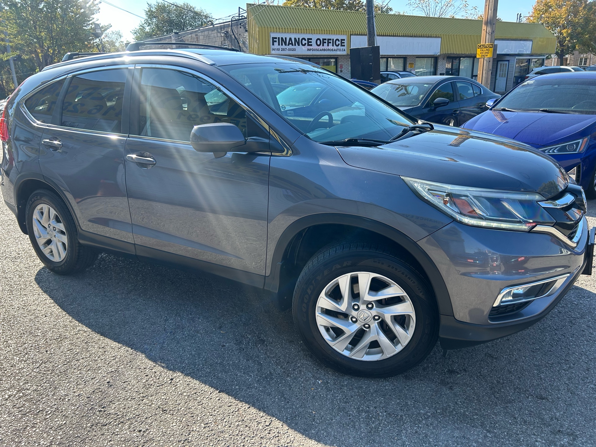 2015 Honda CR-V EX-L/AWD/CAMERA/LEATHER/ROOF/P&H SEATS/FOG LIGHTS/BLUETOOTH/ALLOYS/CLEAN CARFAX
