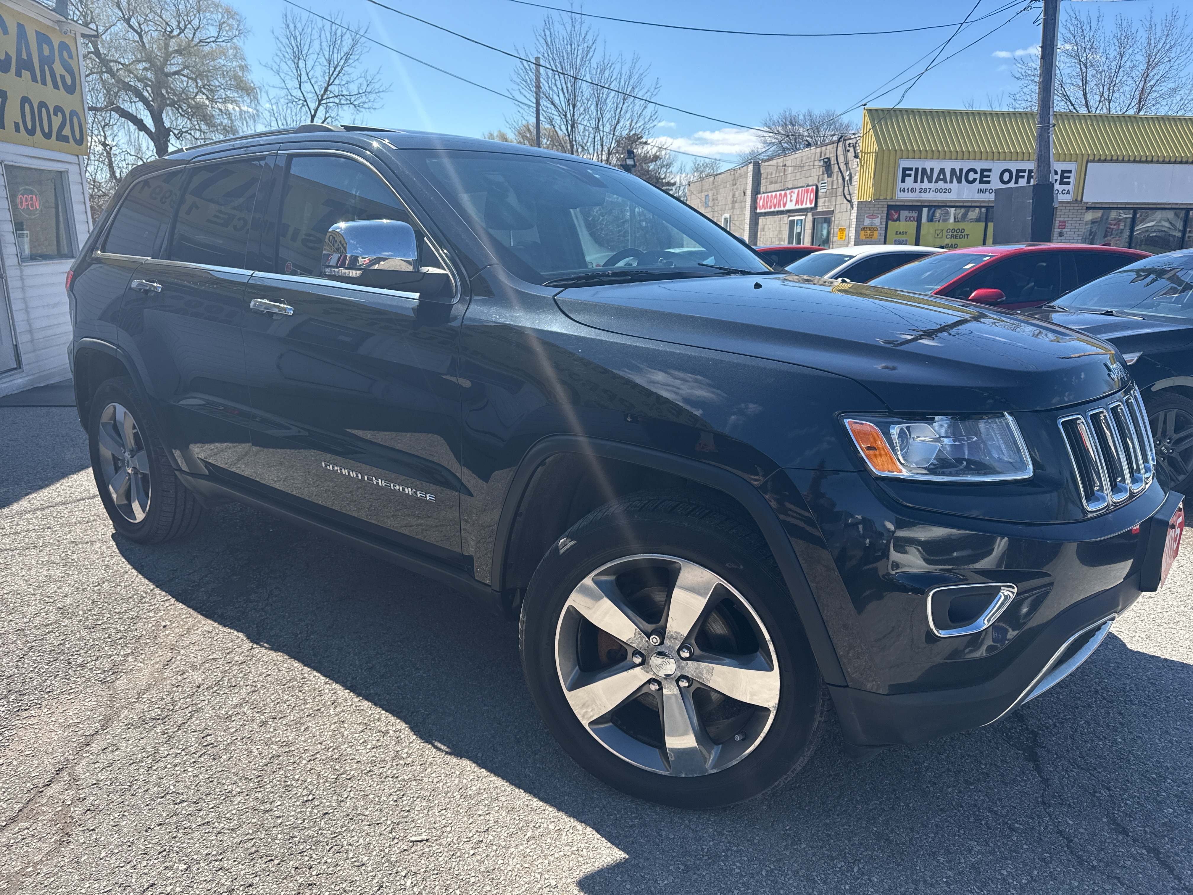Black 2015 Jeep Grand Cherokee SUV / Crossover Four-Wheel Drive Automatic
