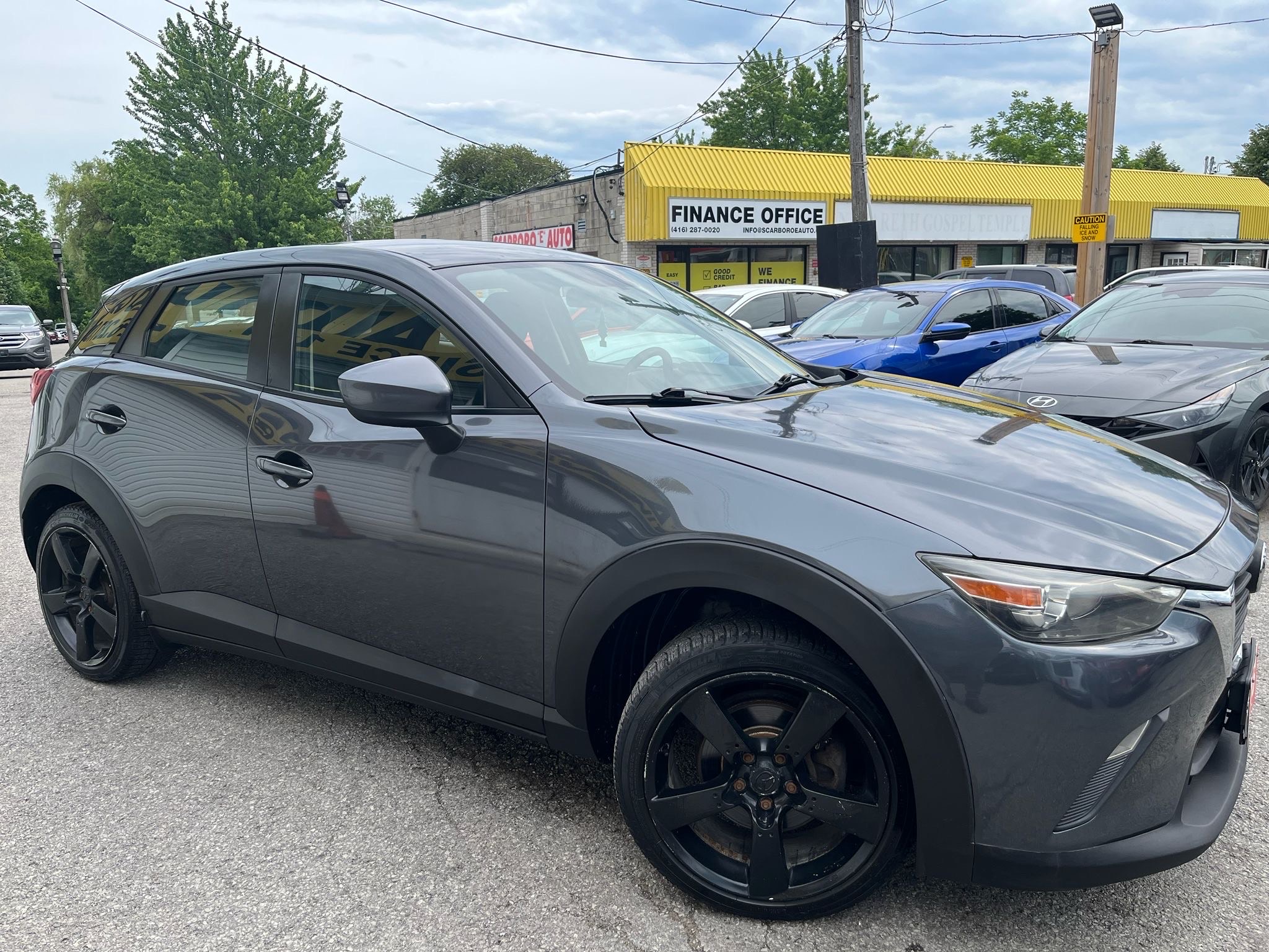 Gray 2016 Mazda CX-3 SUV / Crossover All-Wheel Drive Automatic