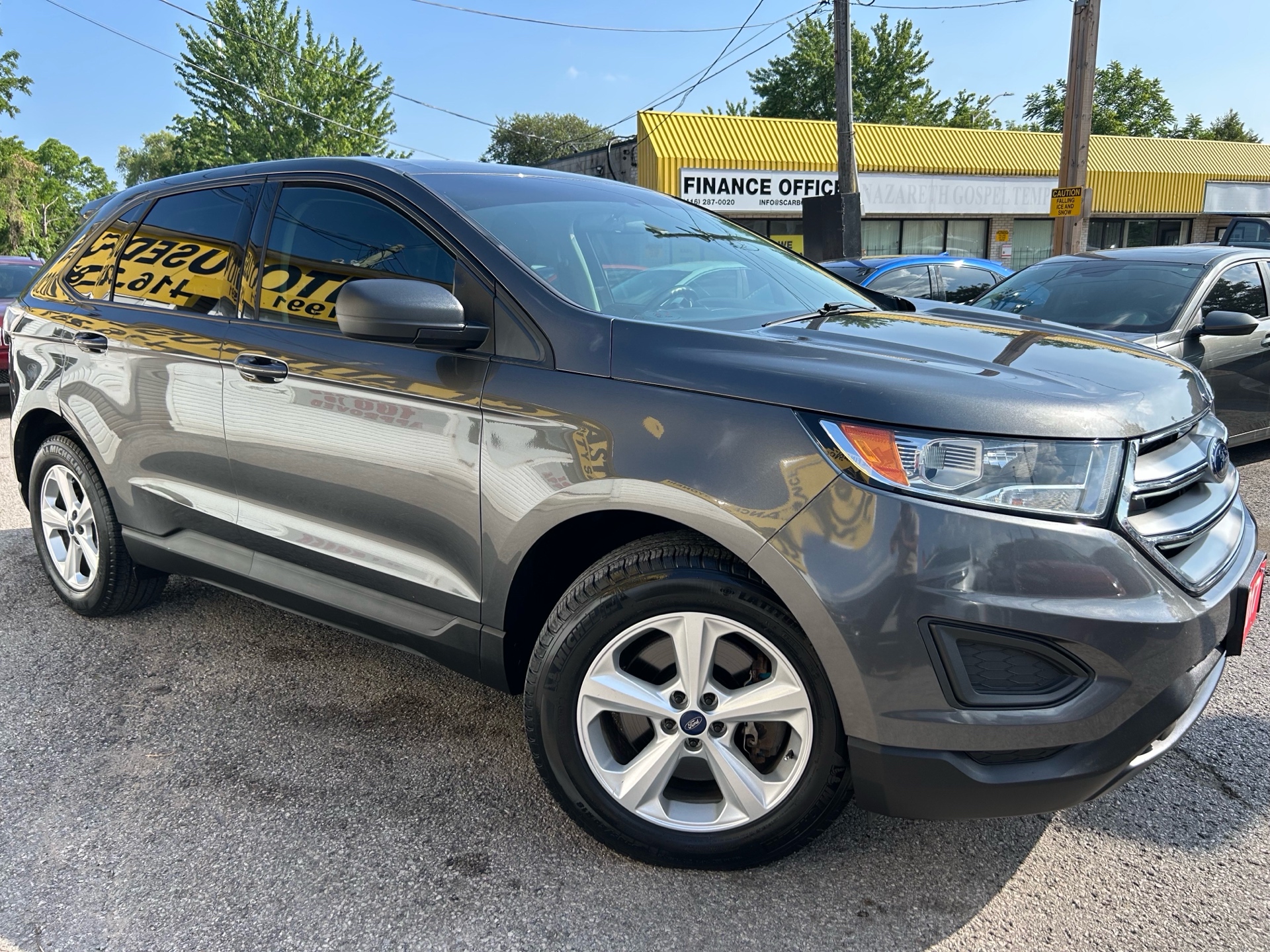 Gray 2017 Ford Edge SUV / Crossover All-Wheel Drive Automatic