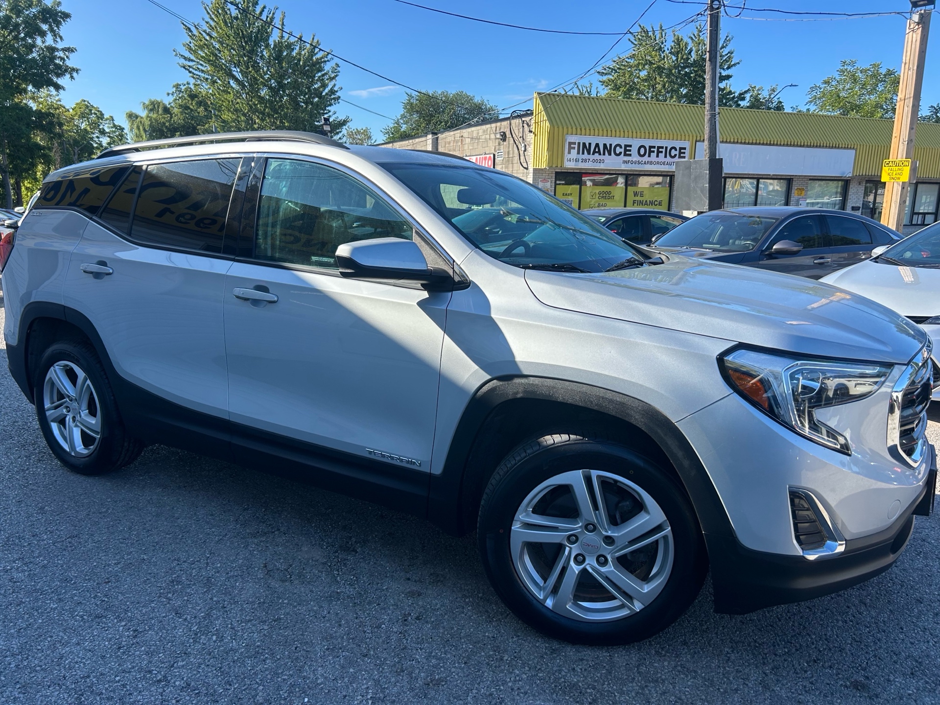 Silver 2018 GMC Terrain SUV / Crossover Four-Wheel Drive Automatic