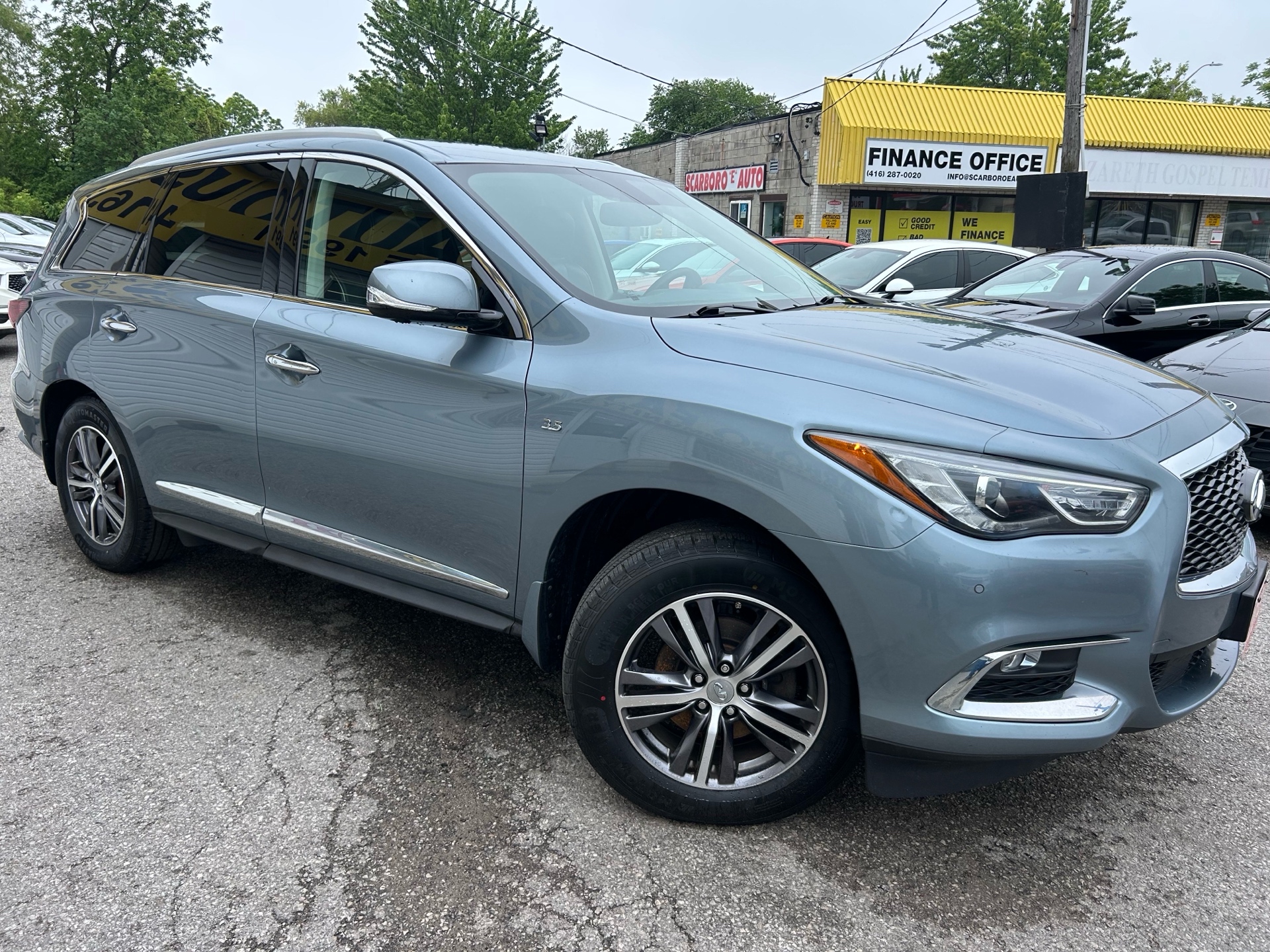 Blue 2018 INFINITI QX60 AWD SUV / Crossover All-Wheel Drive Automatic