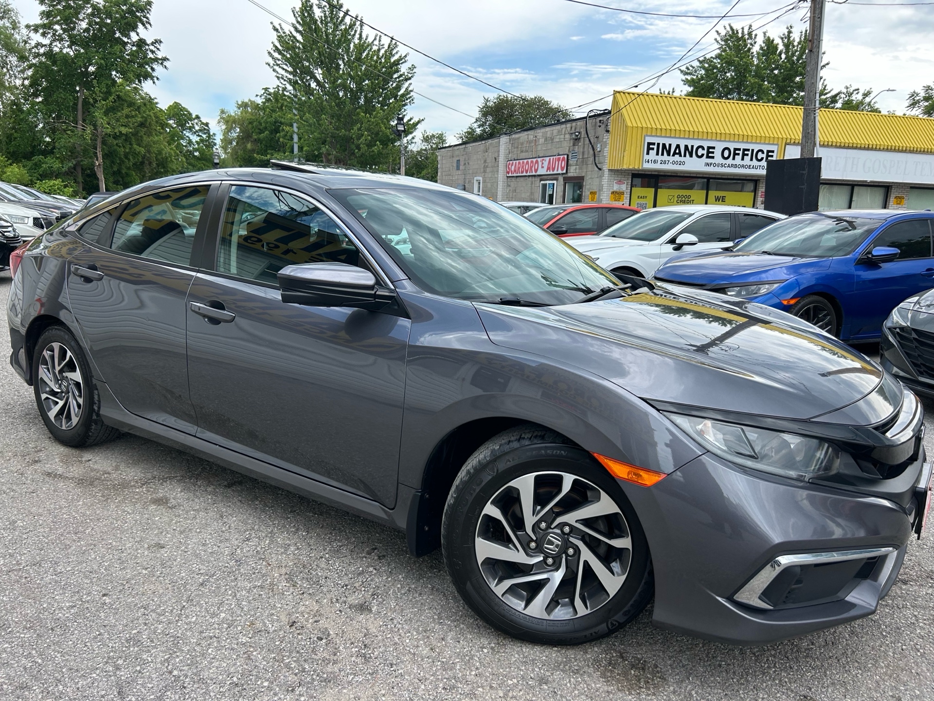 2019 Honda Civic EX/NAVI/CAMERA/POWER ROOF/POWER SEAT/POWER GROUP/BLUETOOTH/FOG LIGHTS/ALLOYS/CLEAN CARFAX