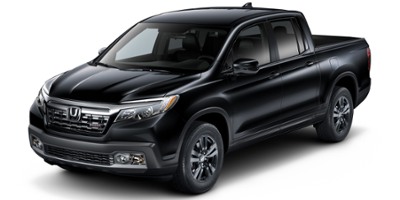 White 2017 Honda Ridgeline Pickup Truck All-Wheel Drive Automatic