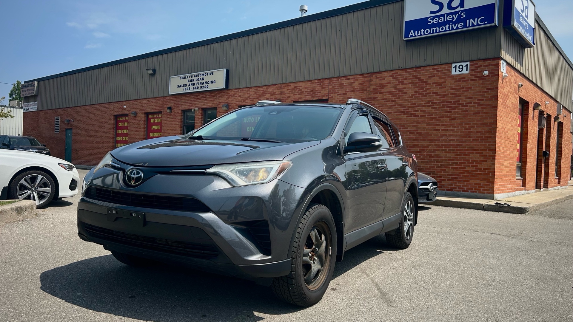 Gray 2017 Toyota RAV4 SUV / Crossover Front-Wheel Drive Automatic
