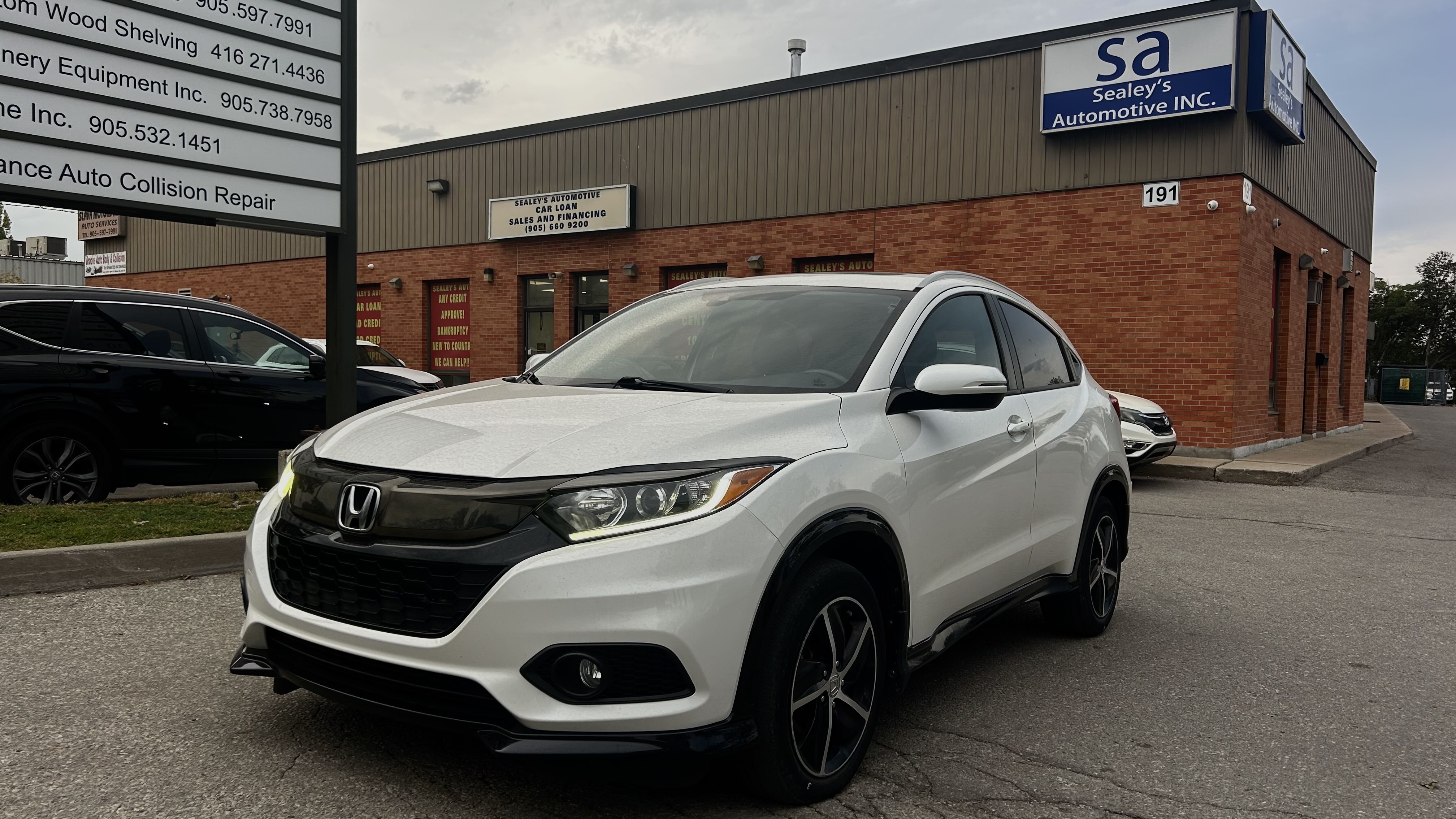 White 2020 Honda HR-V SUV / Crossover All-Wheel Drive Automatic
