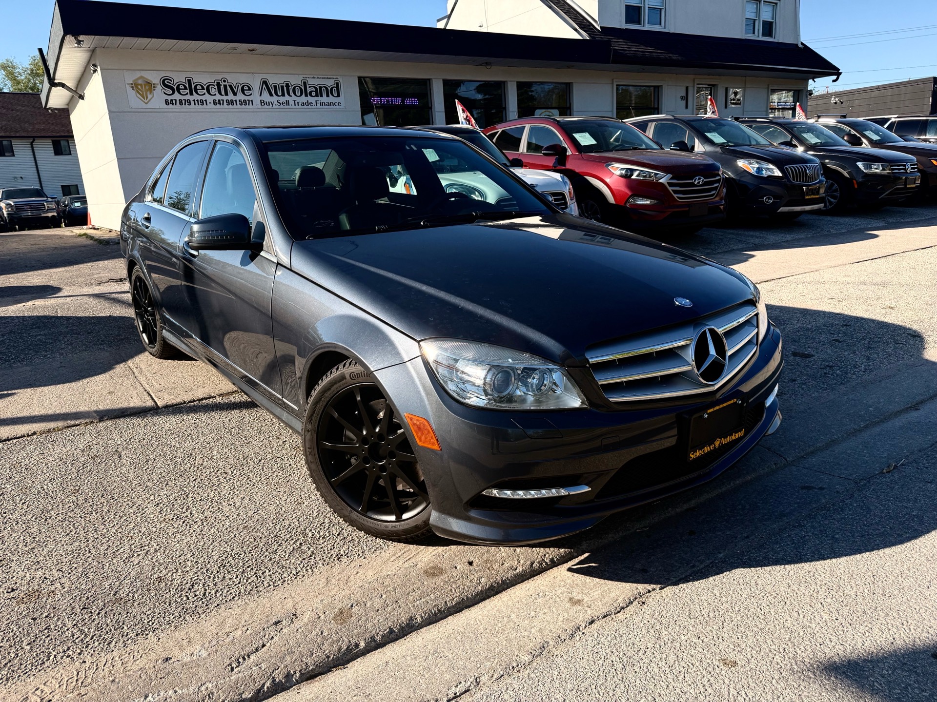 Gray 2011 Mercedes-Benz C-Class C 300 Sport 4MATIC Sedan All-Wheel Drive Automatic