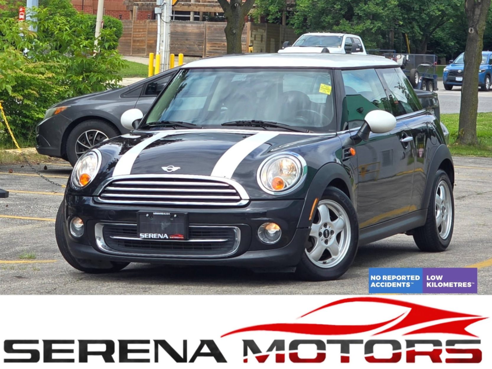 Black 2011 MINI Cooper Hatchback Front-Wheel Drive Automatic