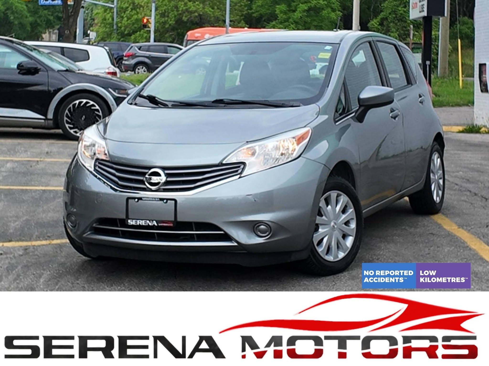 Gray 2015 Nissan Versa Note S Hatchback Front-Wheel Drive 5-Speed Manual