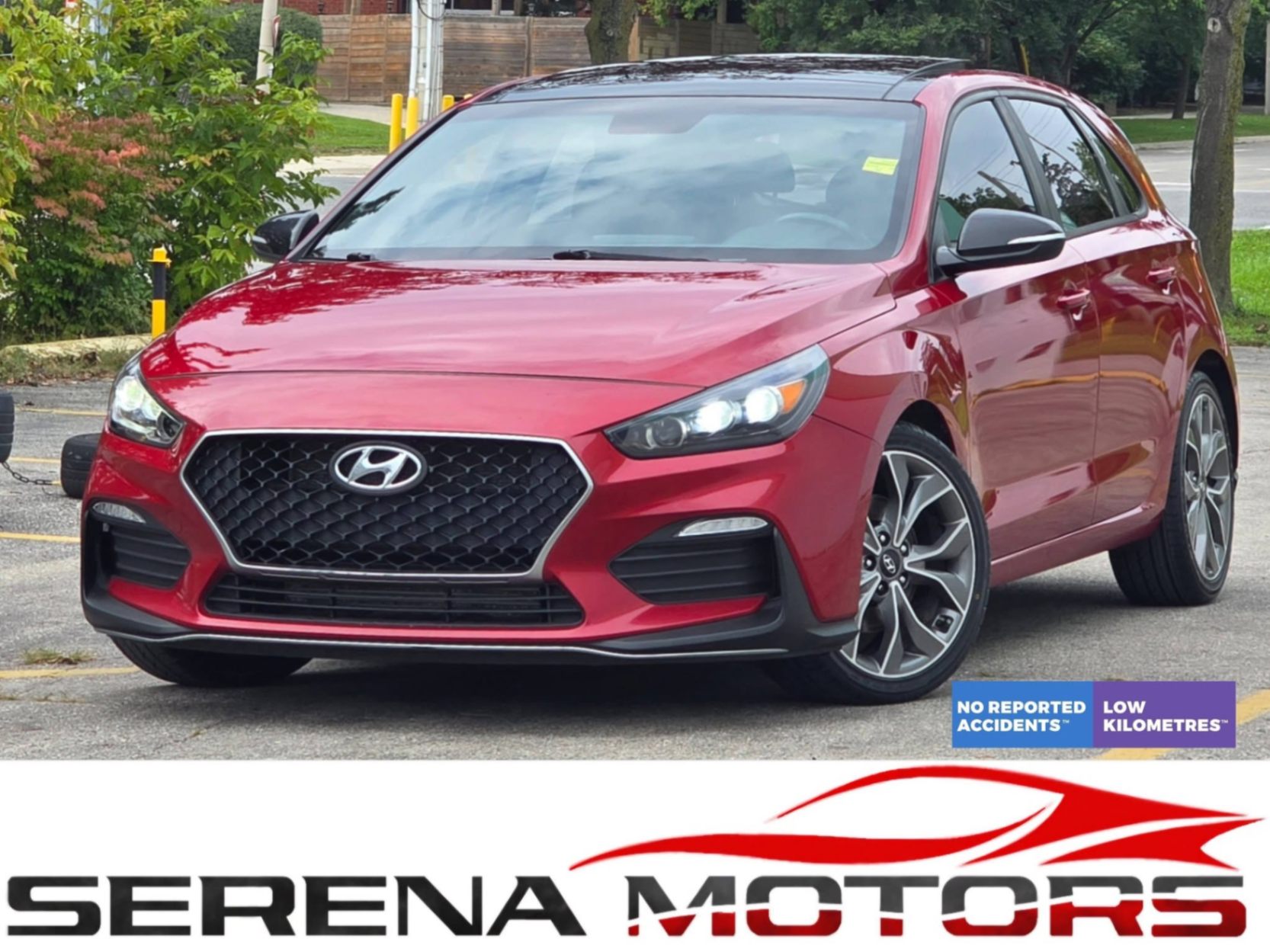 Metallic Formula Red 2019 Hyundai Elantra GT Hatchback Front-Wheel Drive Manual