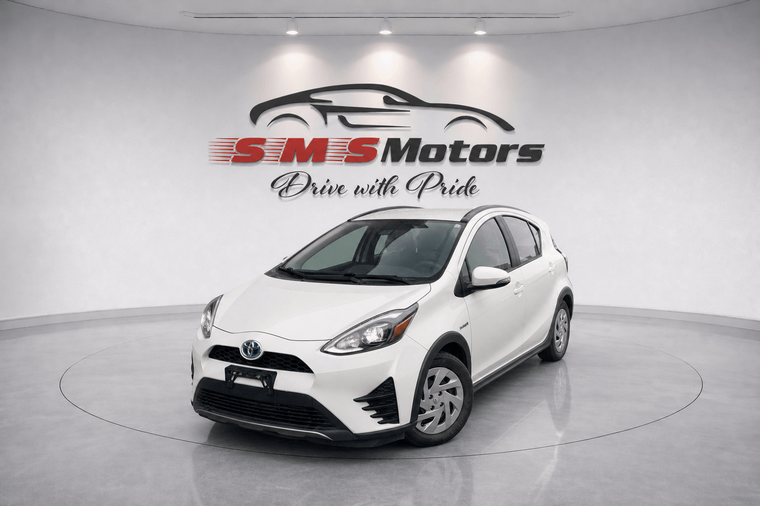 White 2018 Toyota Prius c Sedan Automatic