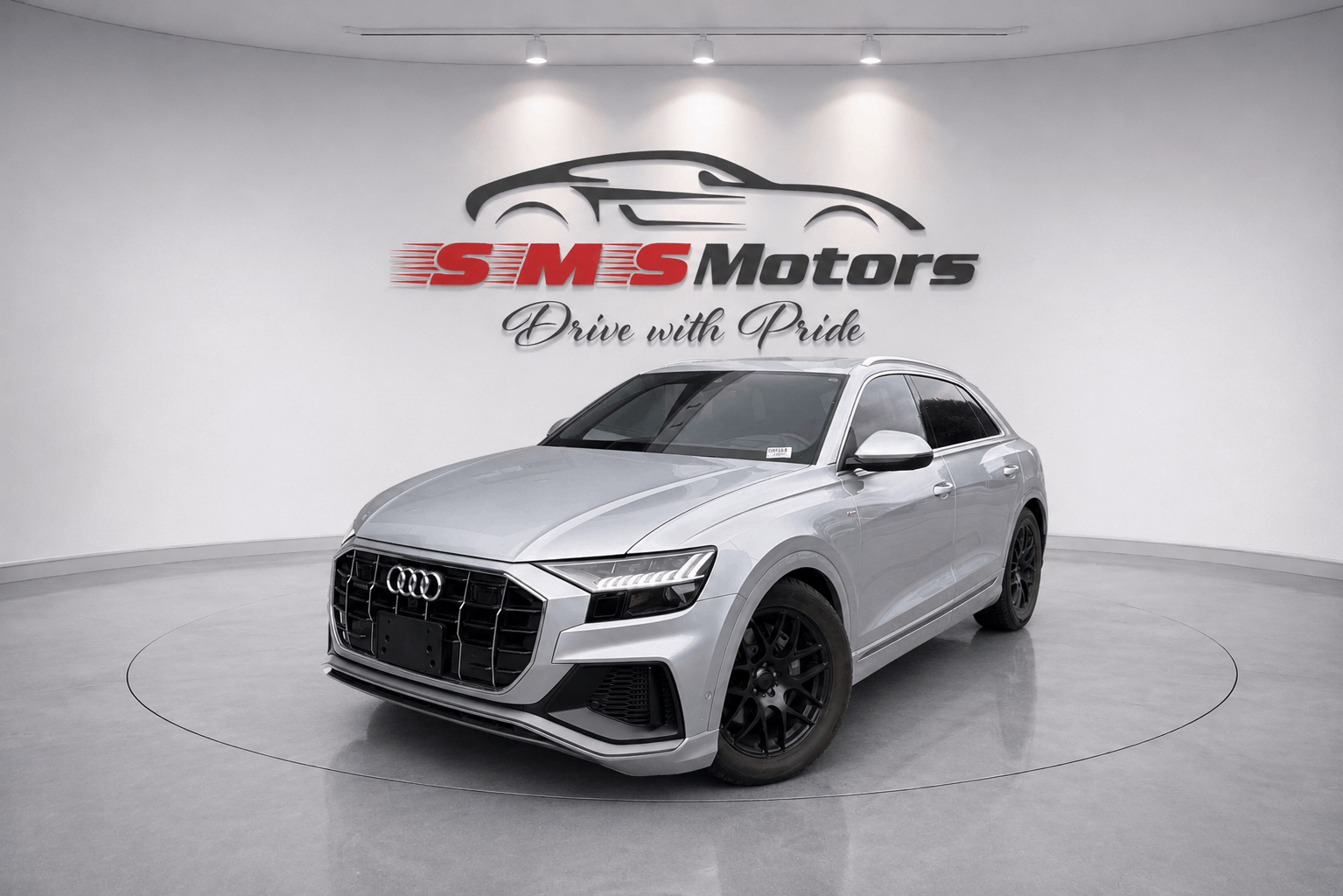Gray 2021 Audi Q8 quattro Technik 55 TFSI SUV / Crossover Automatic