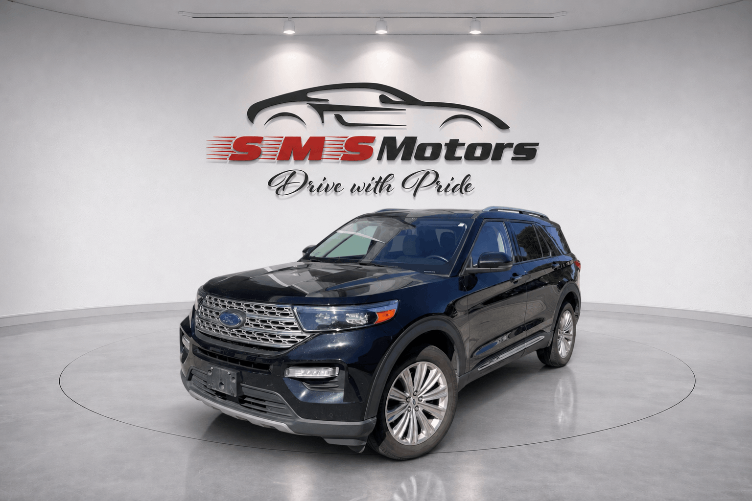Black 2023 Ford Explorer Hybrid SUV / Crossover All-Wheel Drive Automatic