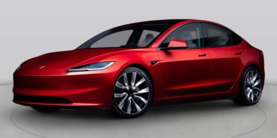 White 2025 Tesla Model 3 Long Range AWD Sedan All-Wheel Drive 1-Speed Automatic