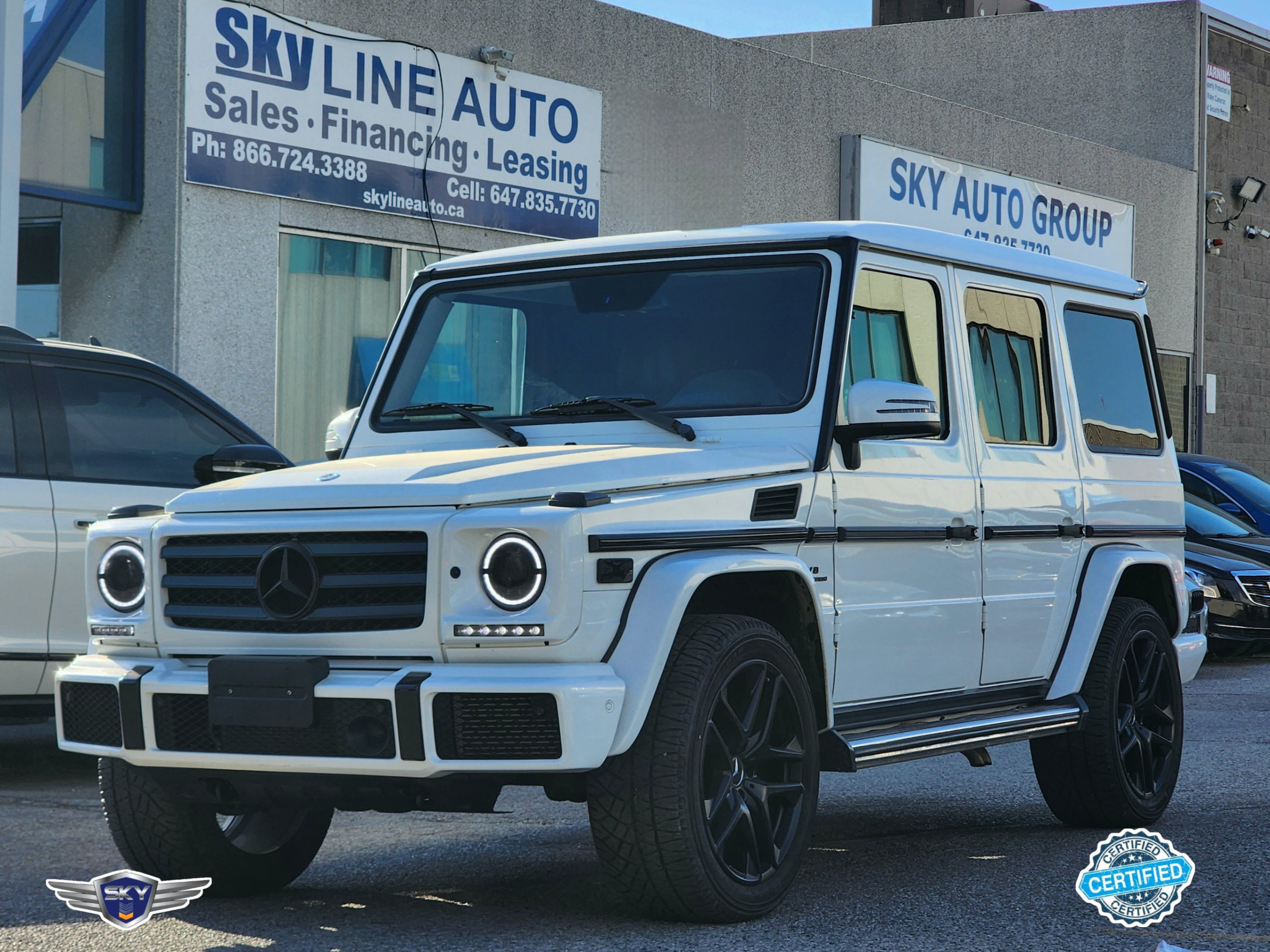 White 2016 Mercedes-Benz G-Class G 550 4MATIC SUV / Crossover All-Wheel Drive Automatic