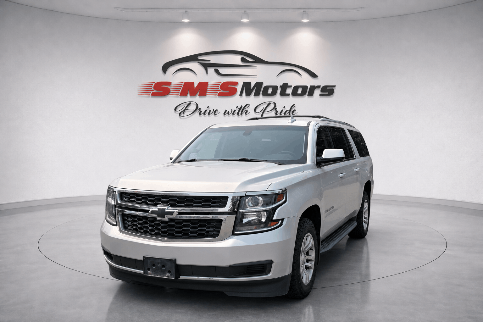 Silver 2017 Chevrolet Suburban SUV / Crossover Four-Wheel Drive Automatic