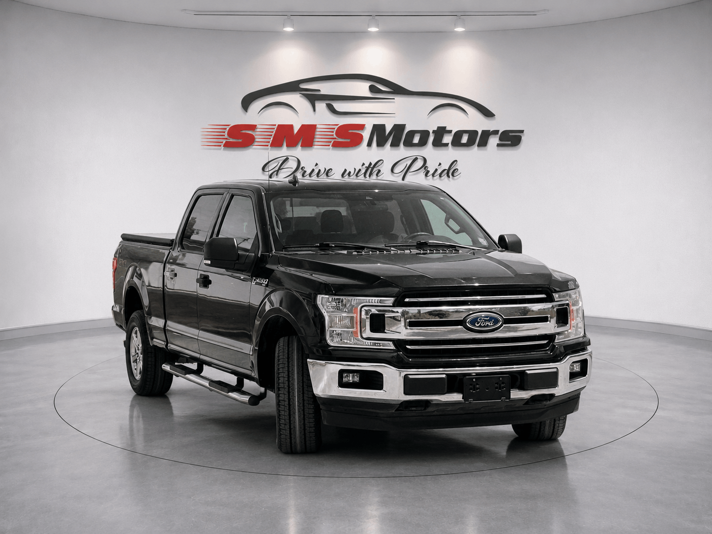 Black 2020 Ford F-150 Pickup Truck Four-Wheel Drive Automatic