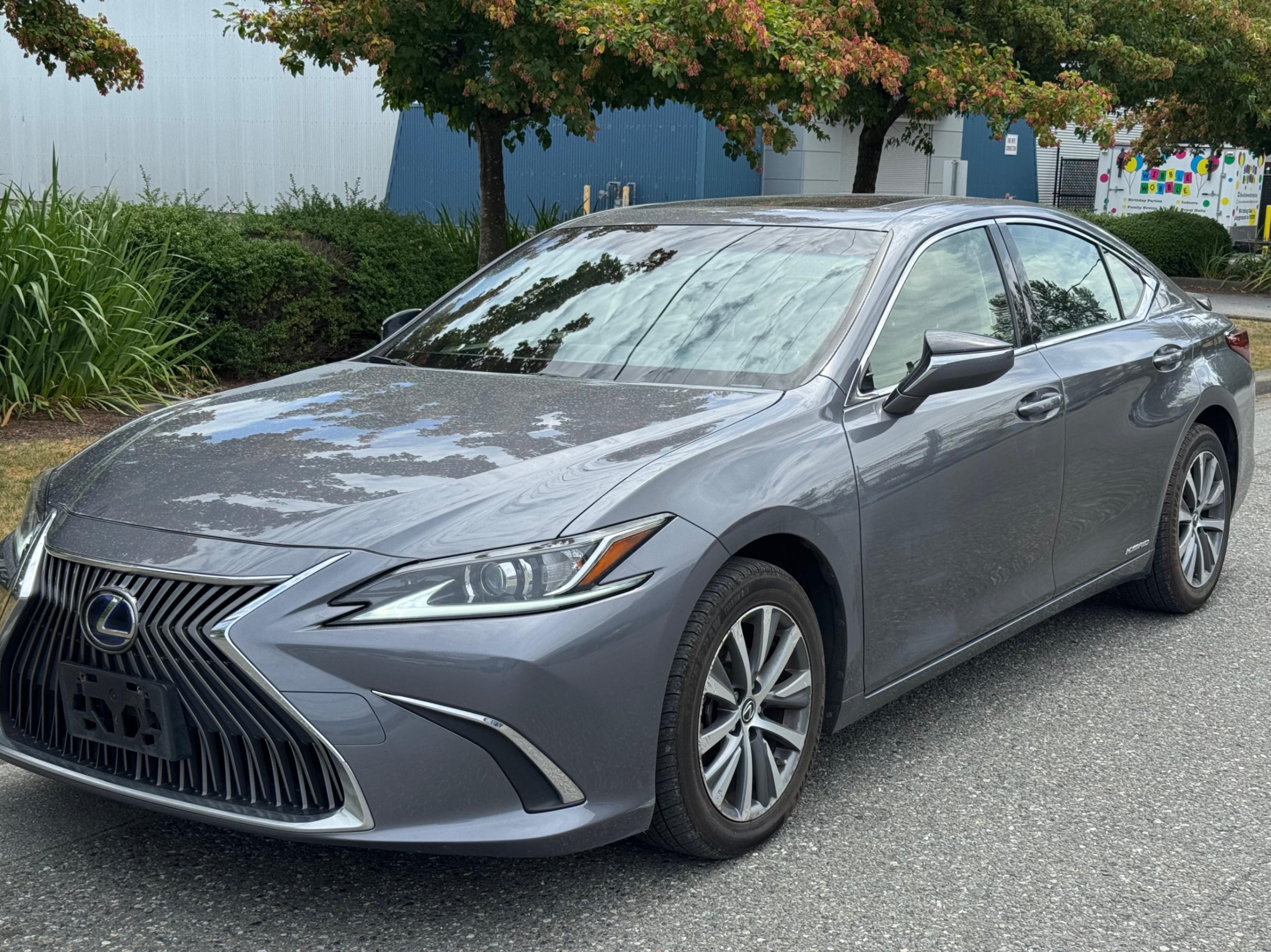 Gray 2020 Lexus ES Hybrid Sedan Front-Wheel Drive Automatic