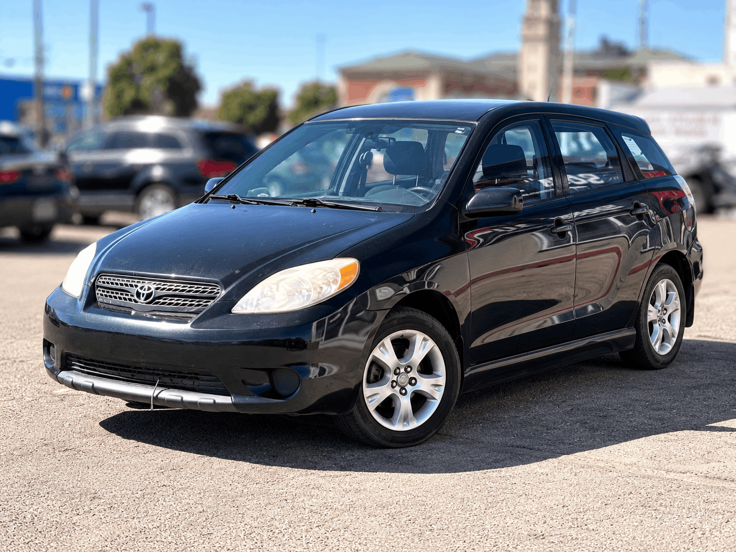 Black 2005 Toyota Matrix Hatchback Manual