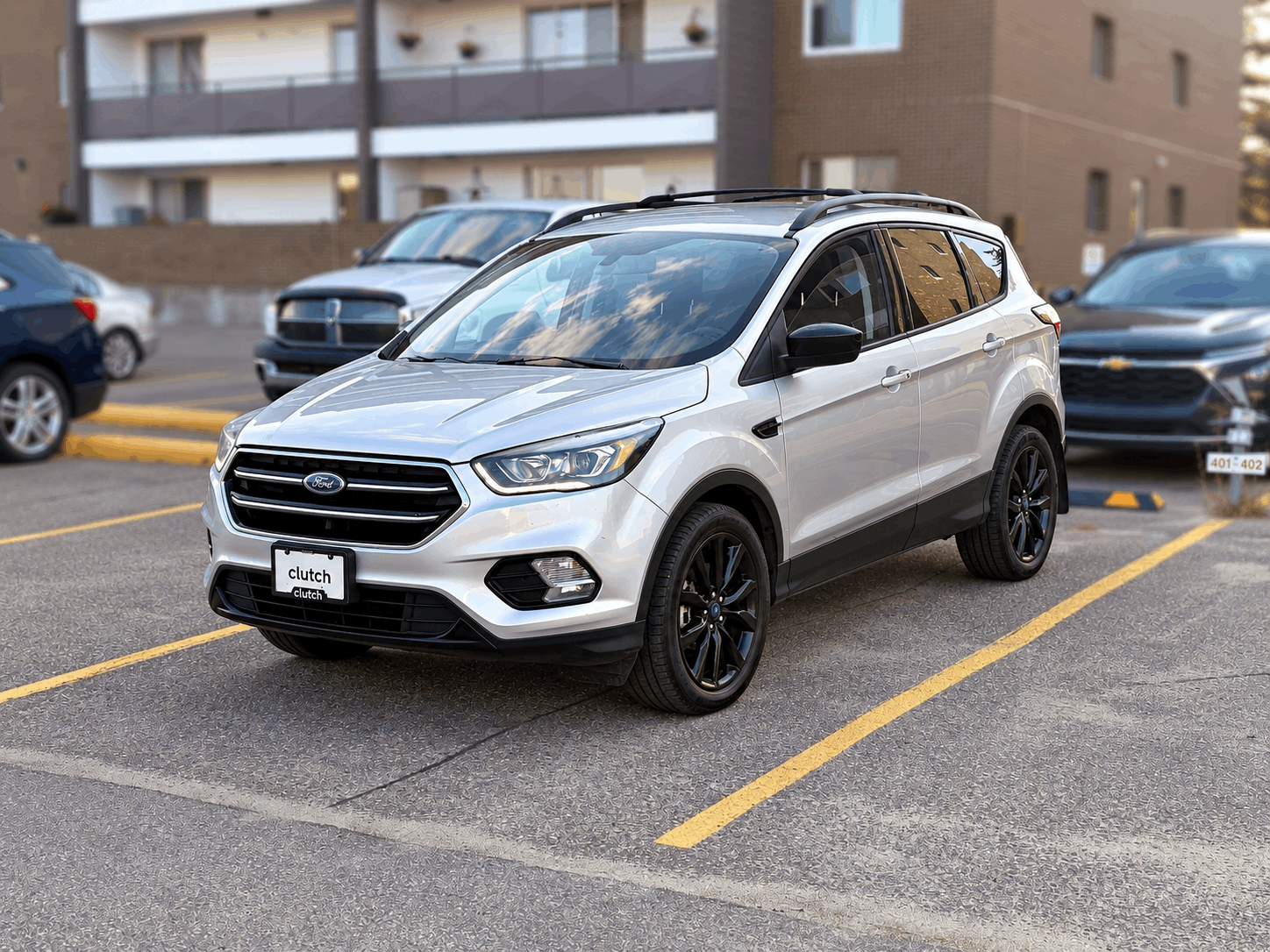 Silver 2019 Ford Escape SUV / Crossover All-Wheel Drive Automatic