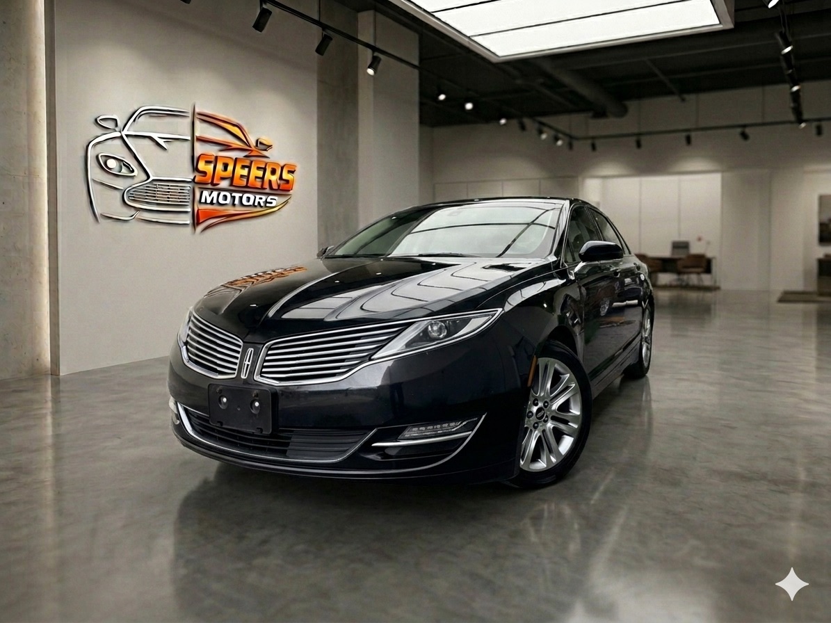 Black 2015 Lincoln MKZ Sedan Front-Wheel Drive 6-Speed Automatic