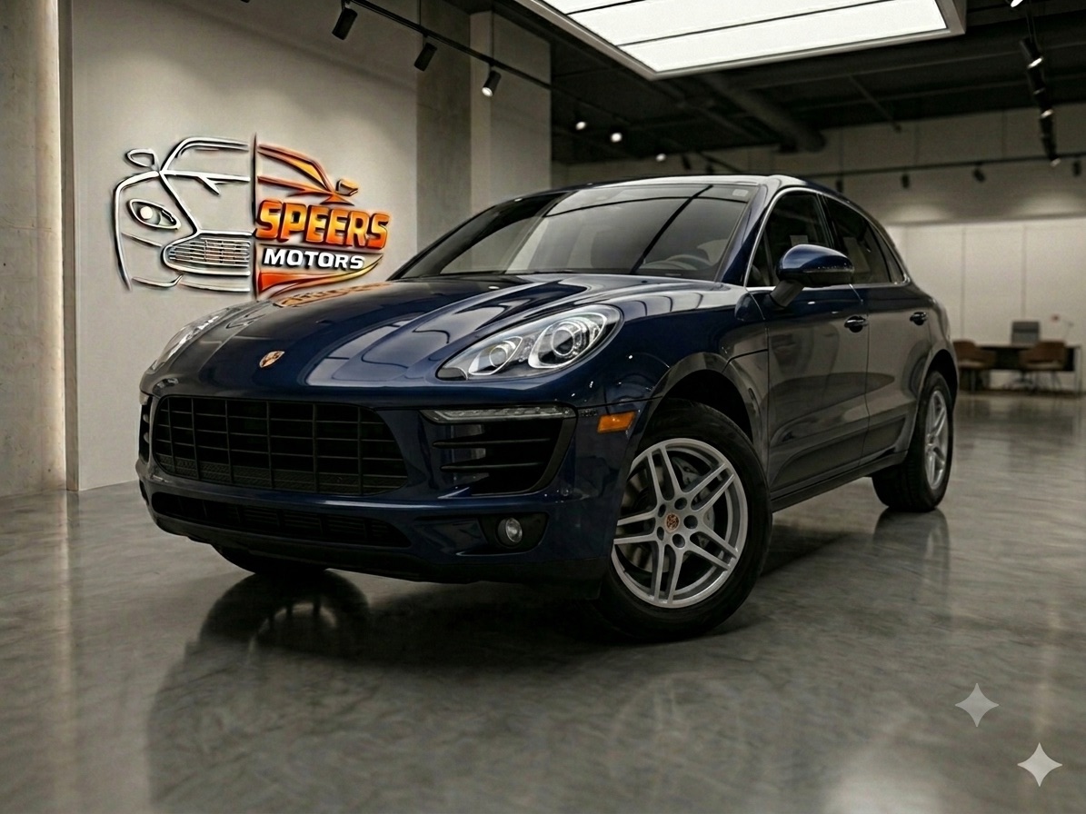 Metallic Spinnaker Blue 2017 Porsche Macan SUV / Crossover All-Wheel Drive Automatic
