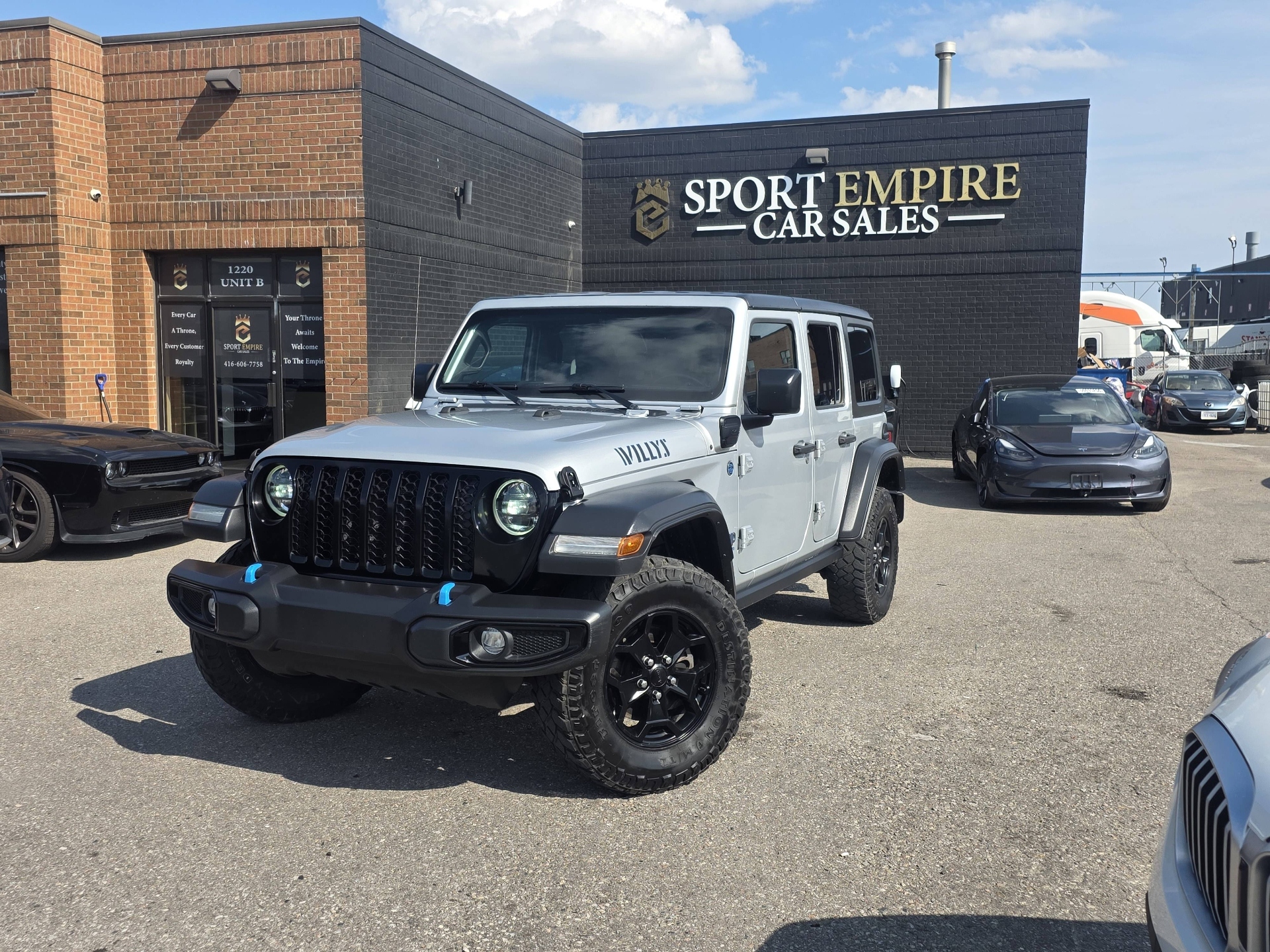 Silver 2023 Jeep Wrangler 4xe SUV / Crossover Four-Wheel Drive Automatic