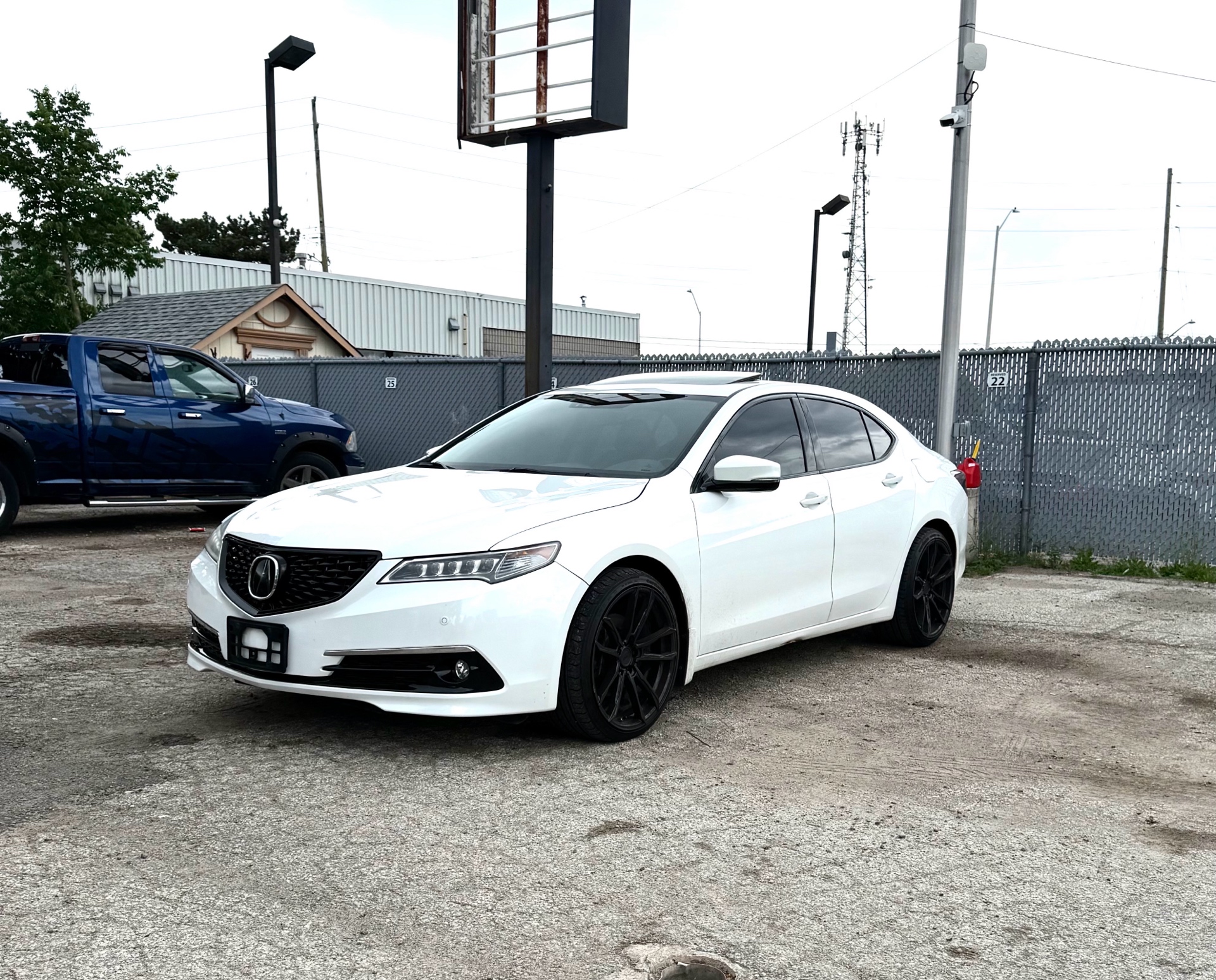 White 2017 Acura TLX Sedan Automatic