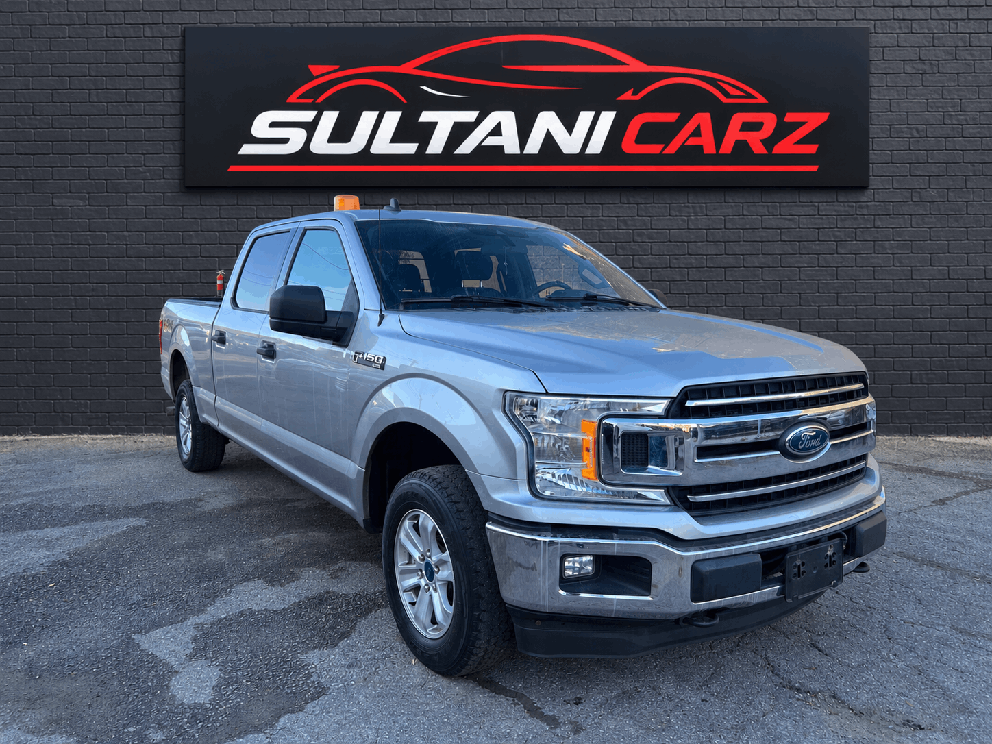 Silver 2020 Ford F-150 Pickup Truck Four-Wheel Drive Automatic