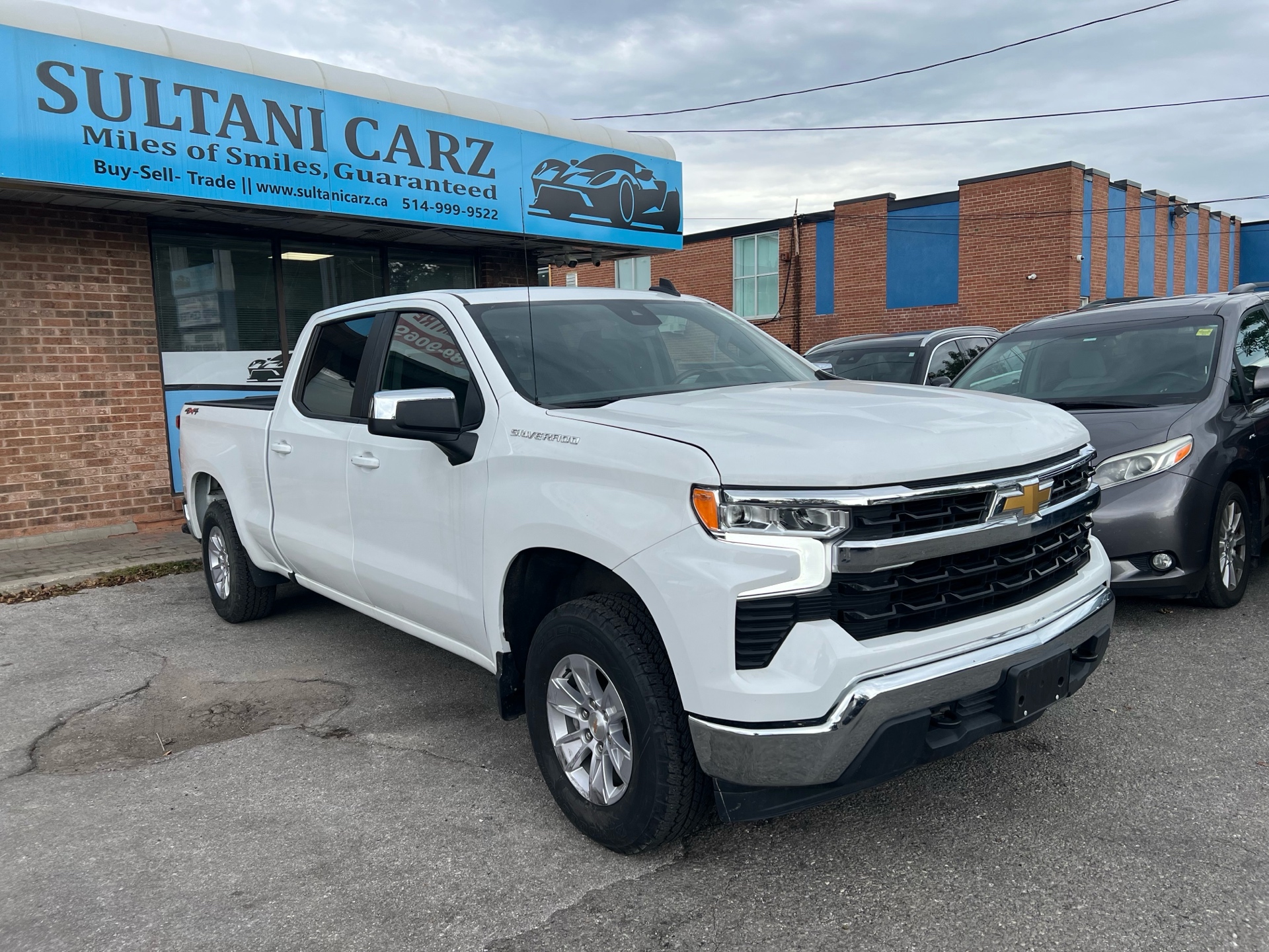 White 2025 Chevrolet Silverado 1500 Pickup Truck Four-Wheel Drive Automatic
