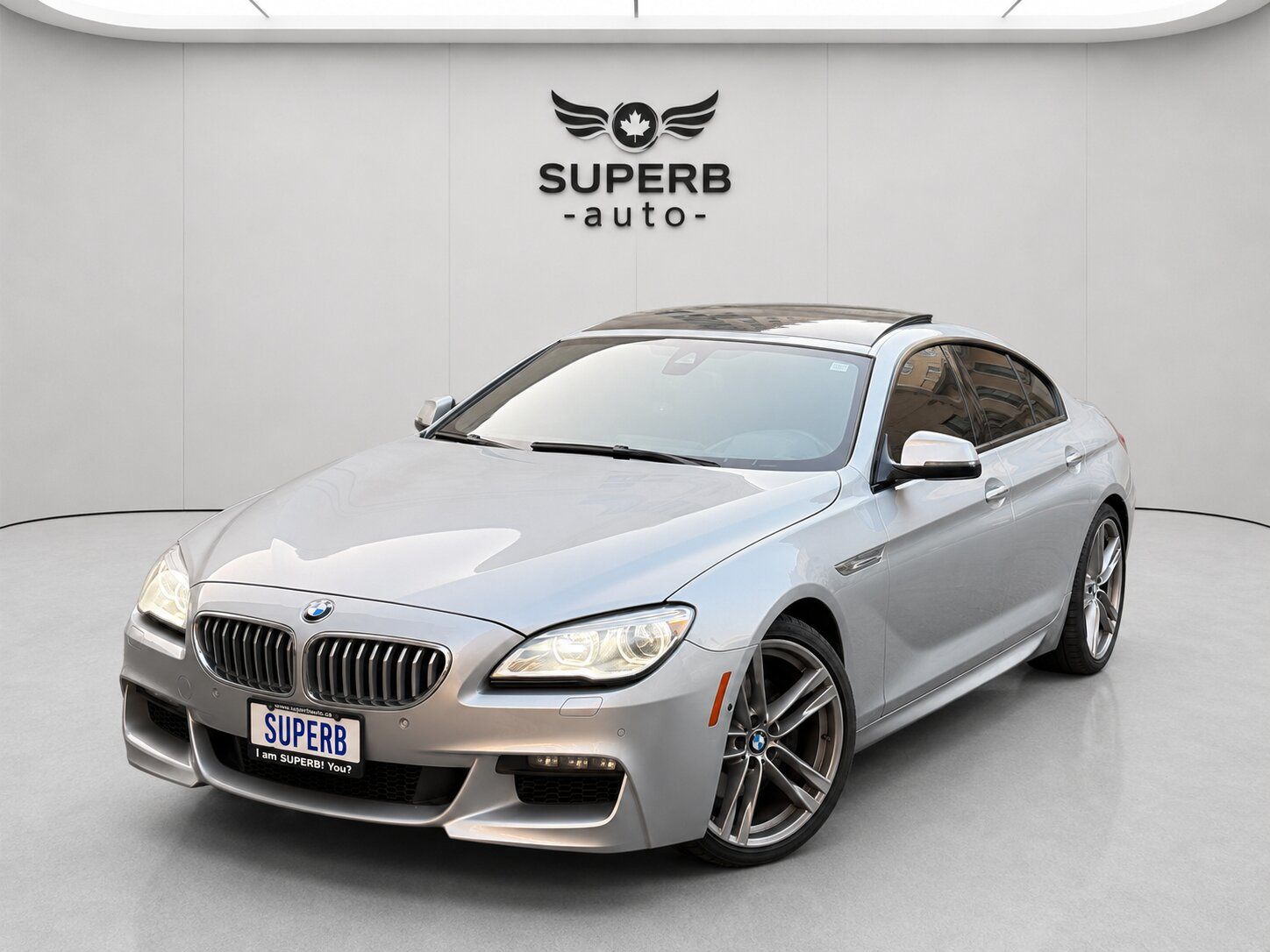 Silver 2017 BMW 6 Series 650i xDrive Gran Coupe AWD Sedan All-Wheel Drive Automatic