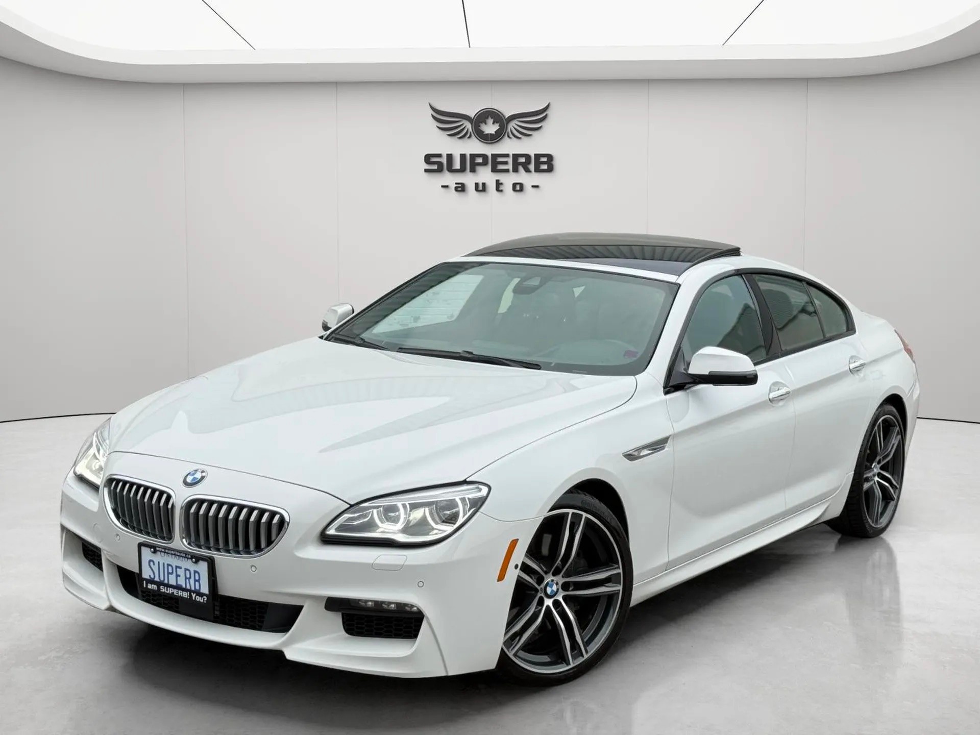 White 2018 BMW 6 Series 650i xDrive Gran Coupe AWD Sedan All-Wheel Drive Automatic
