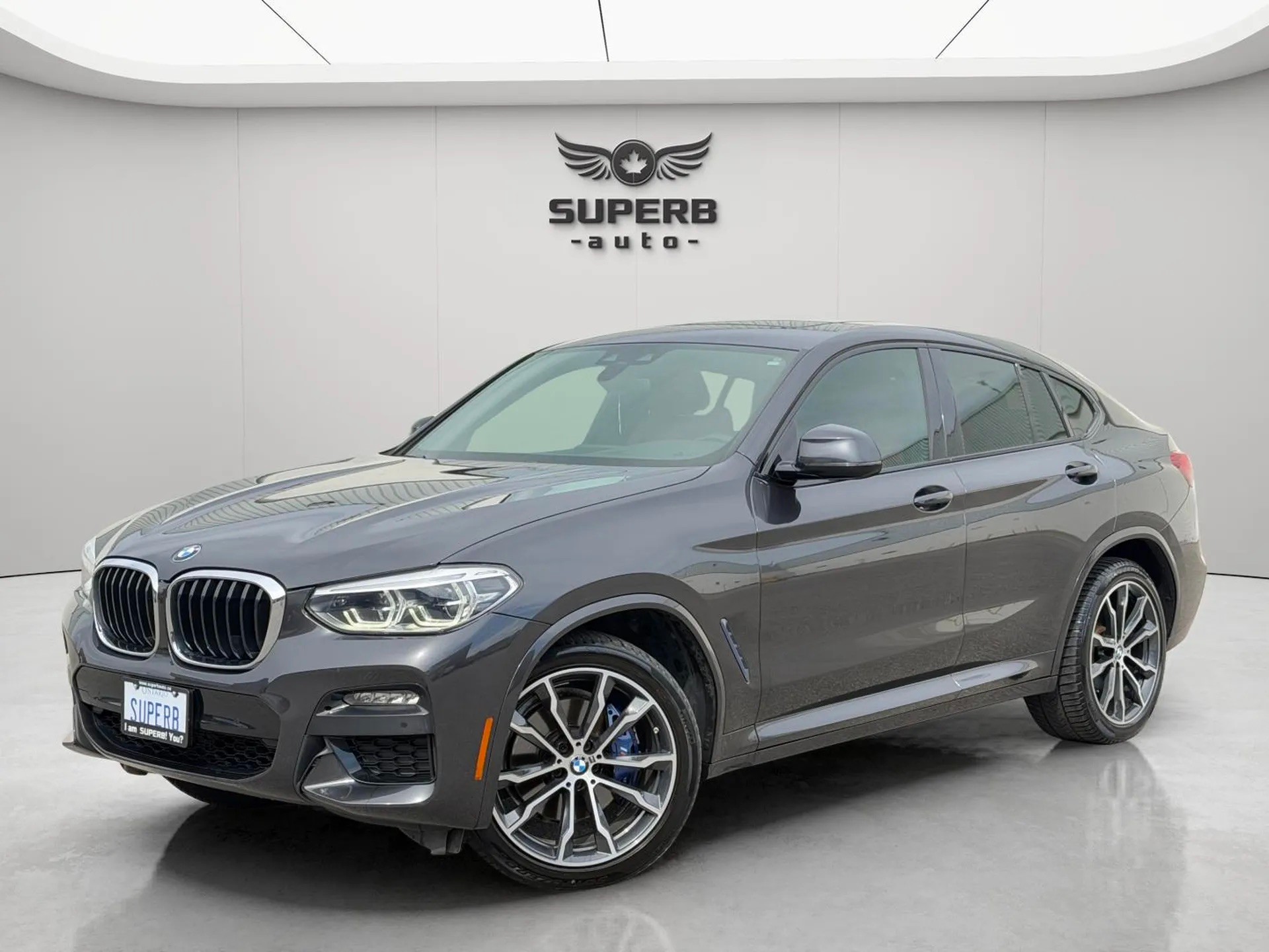 Gray 2021 BMW X4 SUV / Crossover All-Wheel Drive Automatic