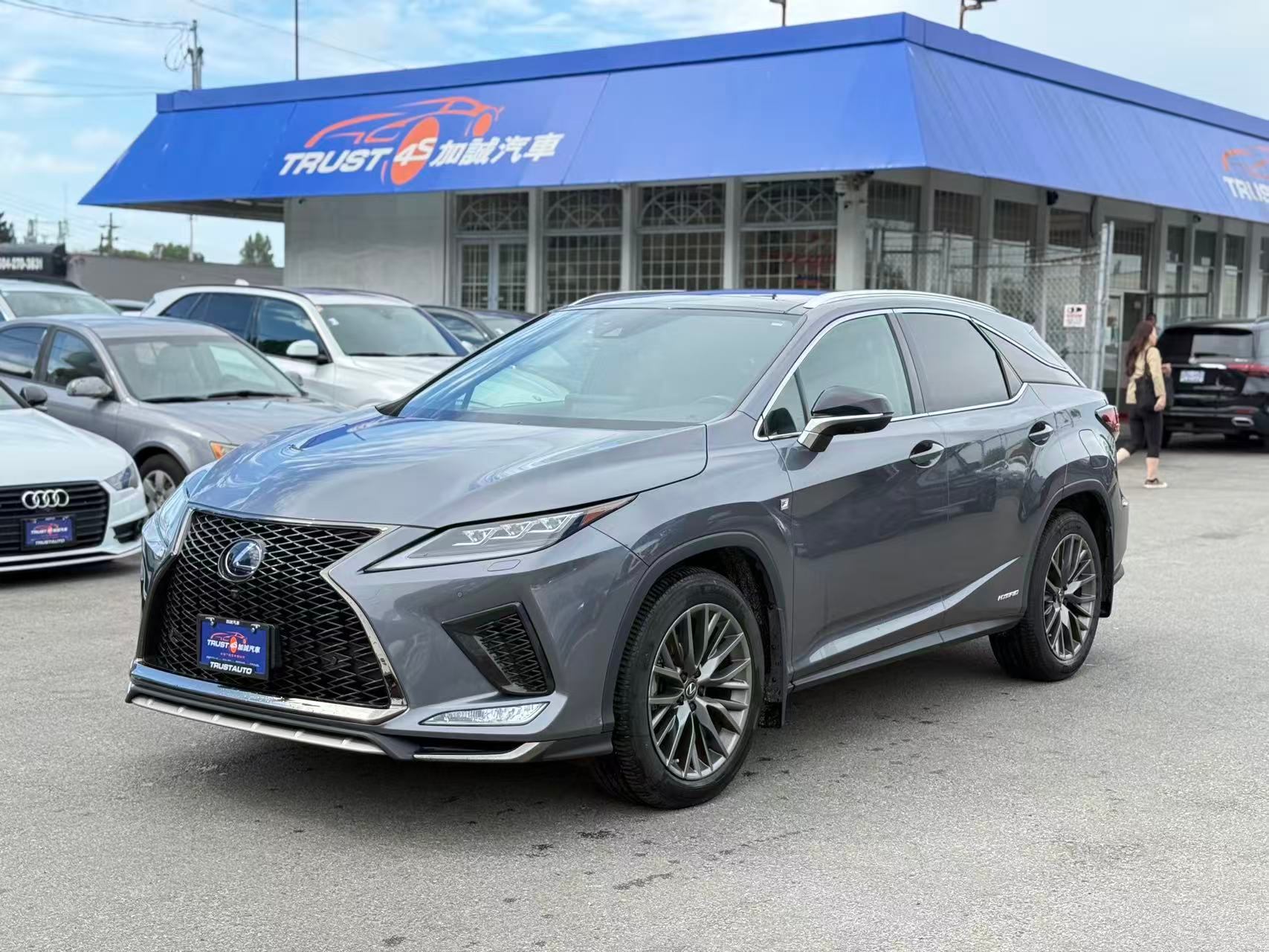 Gray 2021 Lexus RX Hybrid SUV / Crossover All-Wheel Drive Automatic