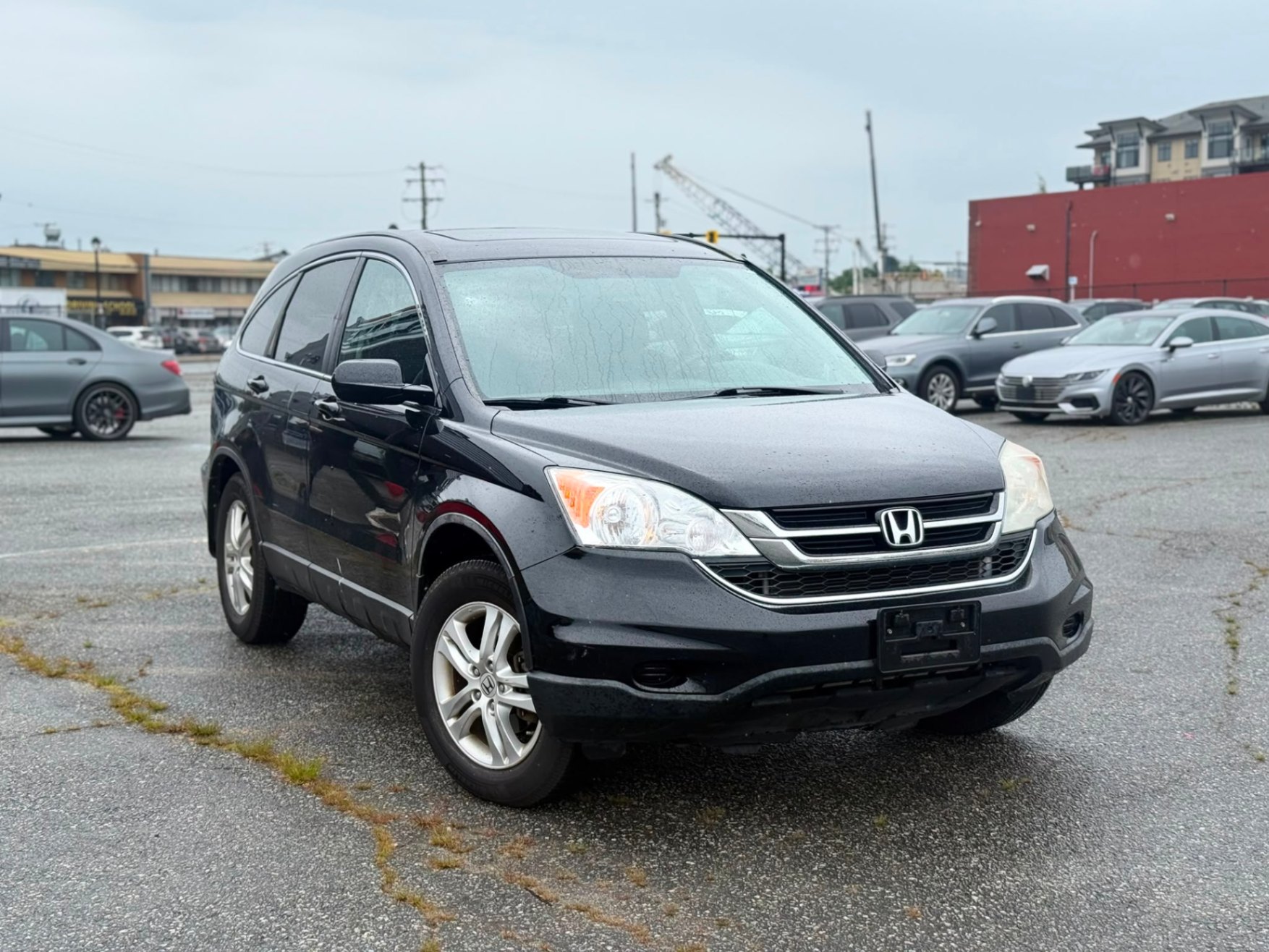 Black 2011 Honda CR-V EX AWD SUV / Crossover All-Wheel Drive Automatic