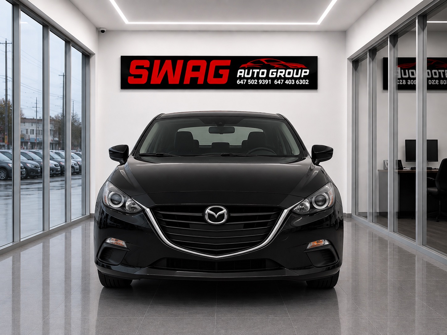 Blue 2015 Mazda MAZDA3 Sedan Automatic