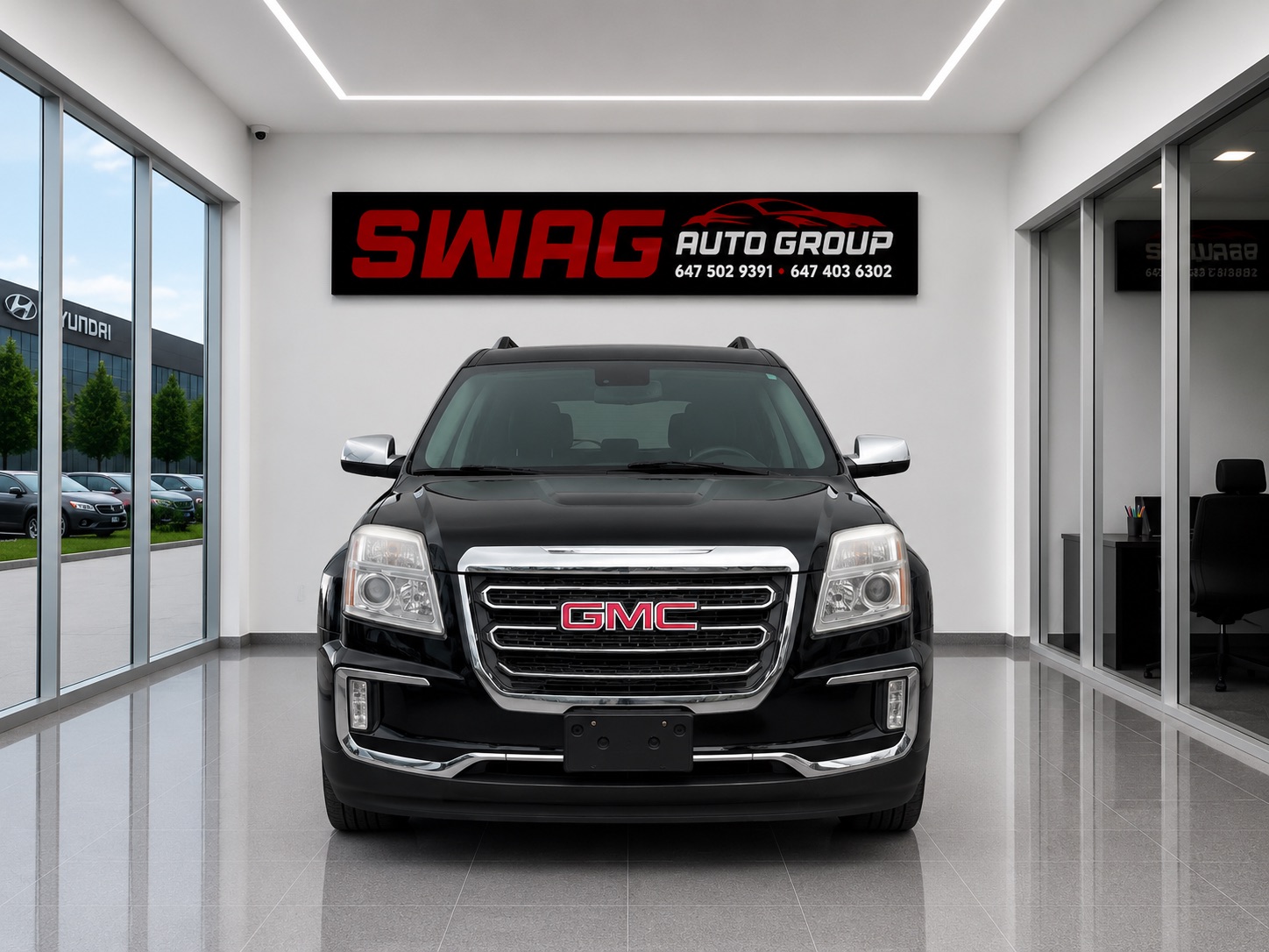 Black 2017 GMC Terrain SUV / Crossover All-Wheel Drive Automatic