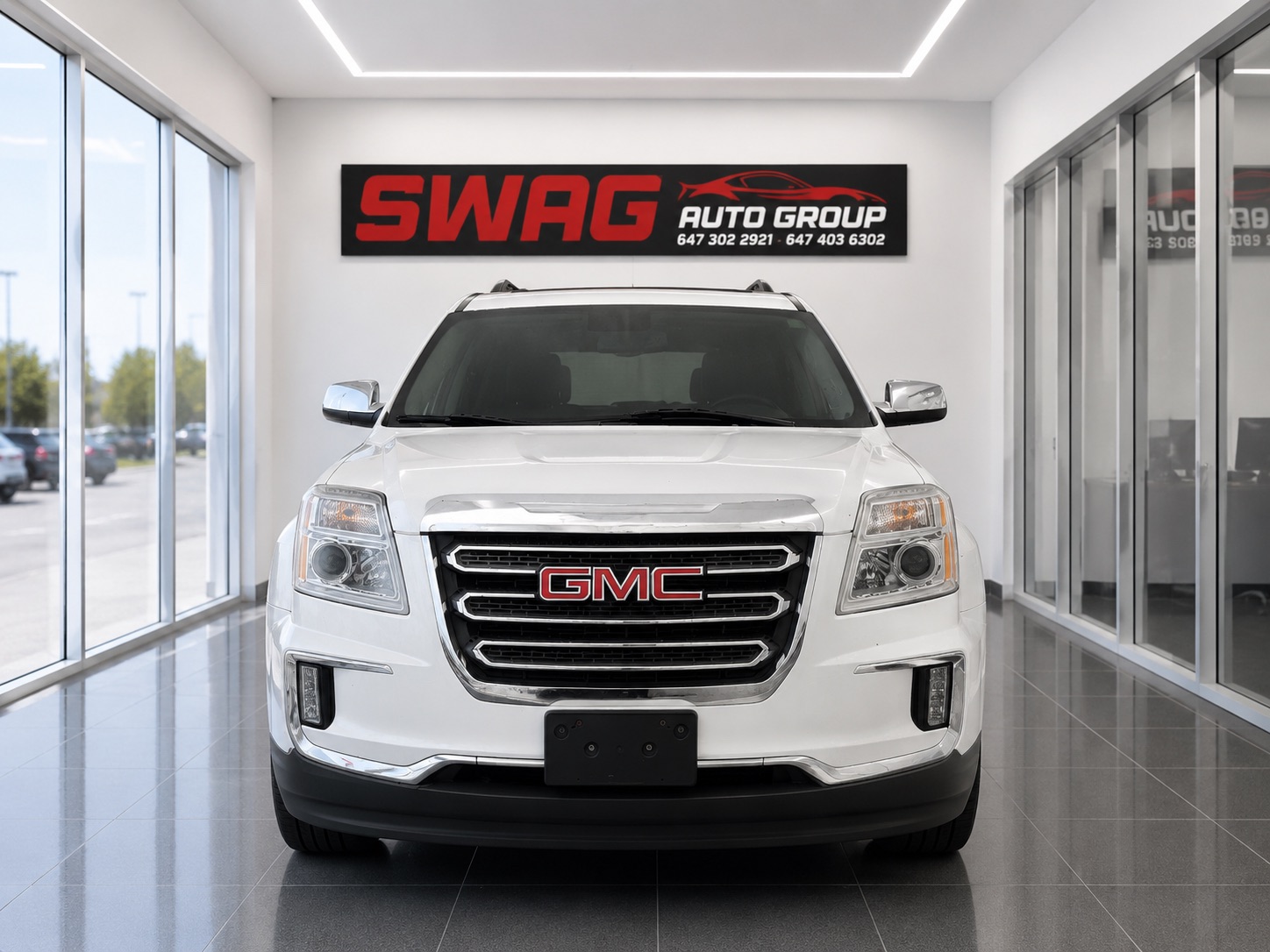 White 2017 GMC Terrain SUV / Crossover Front-Wheel Drive Automatic