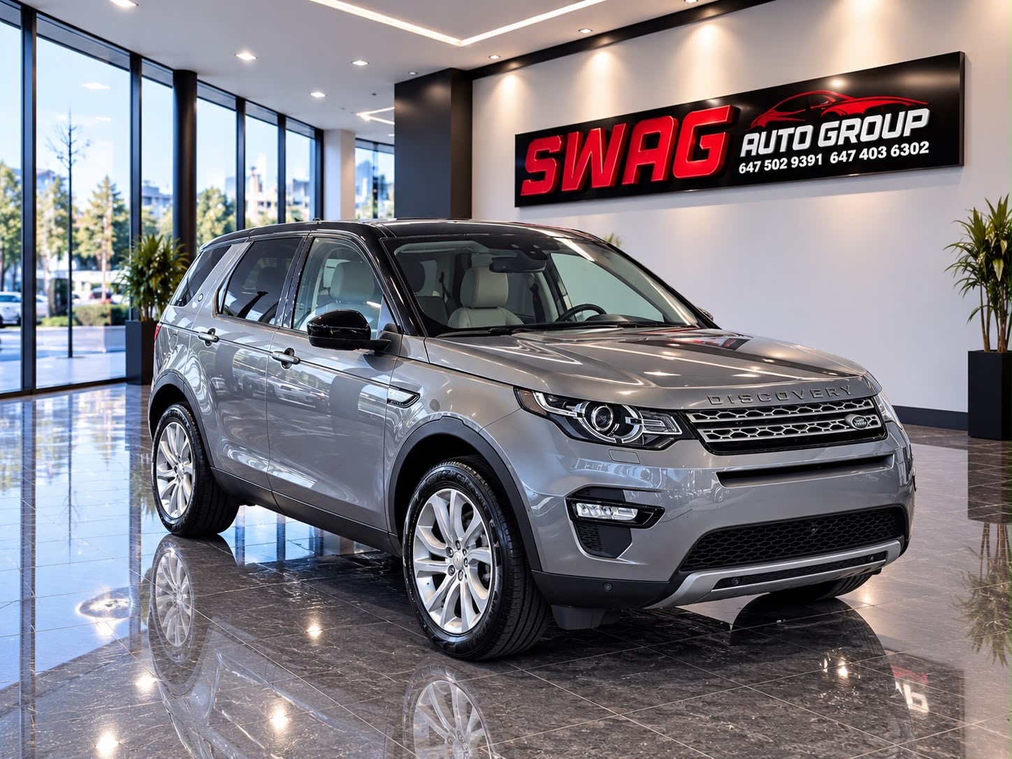 Gray 2018 Land Rover Discovery Sport SUV / Crossover All-Wheel Drive Automatic