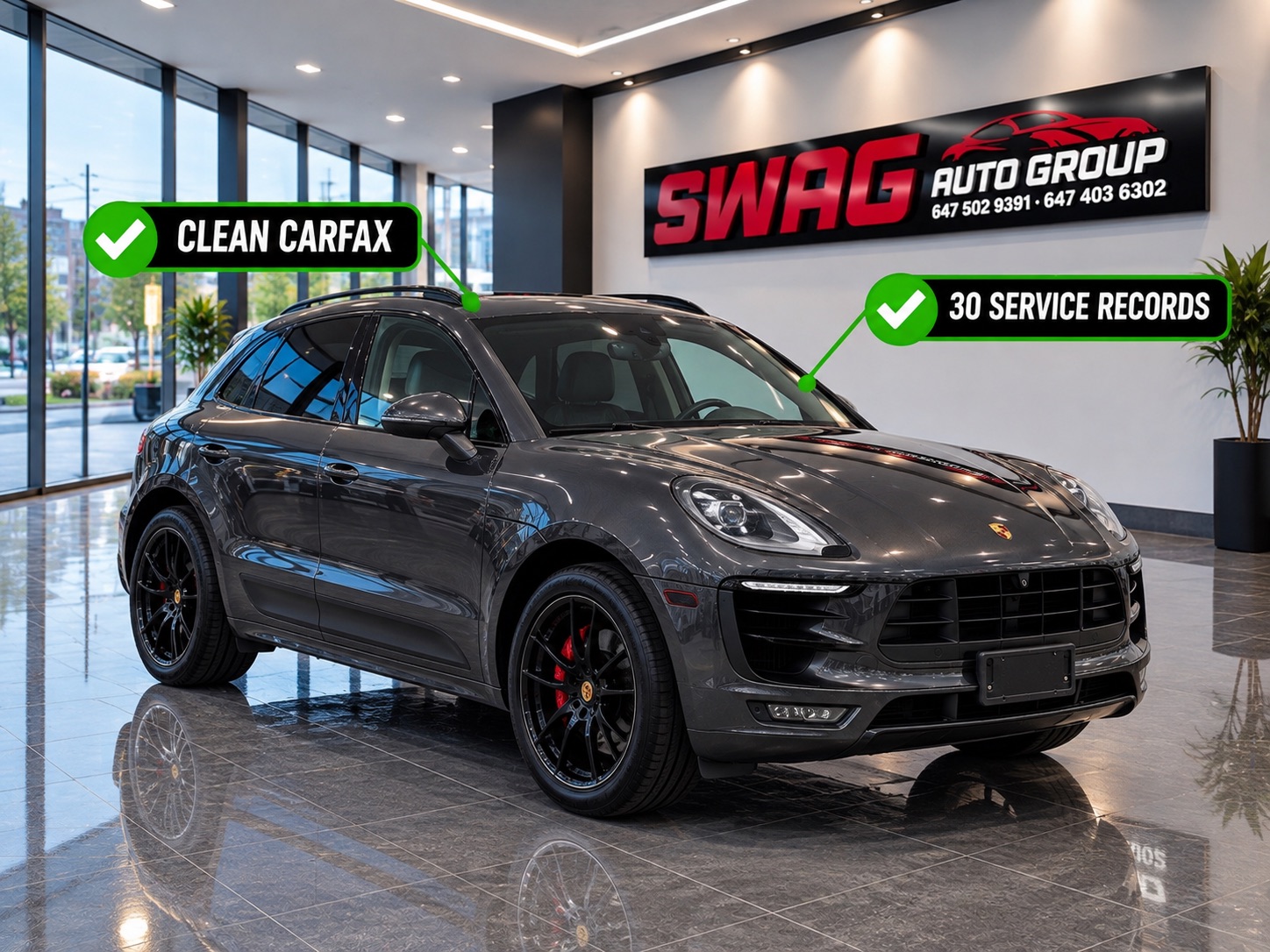 Gray 2018 Porsche Macan SUV / Crossover All-Wheel Drive Automatic
