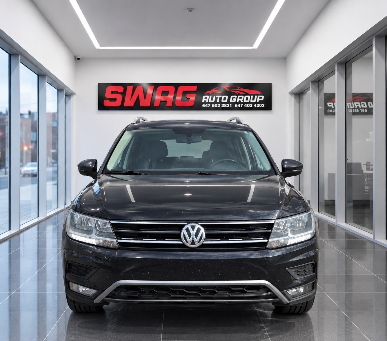 Black 2018 Volkswagen Tiguan SUV / Crossover  Automatic