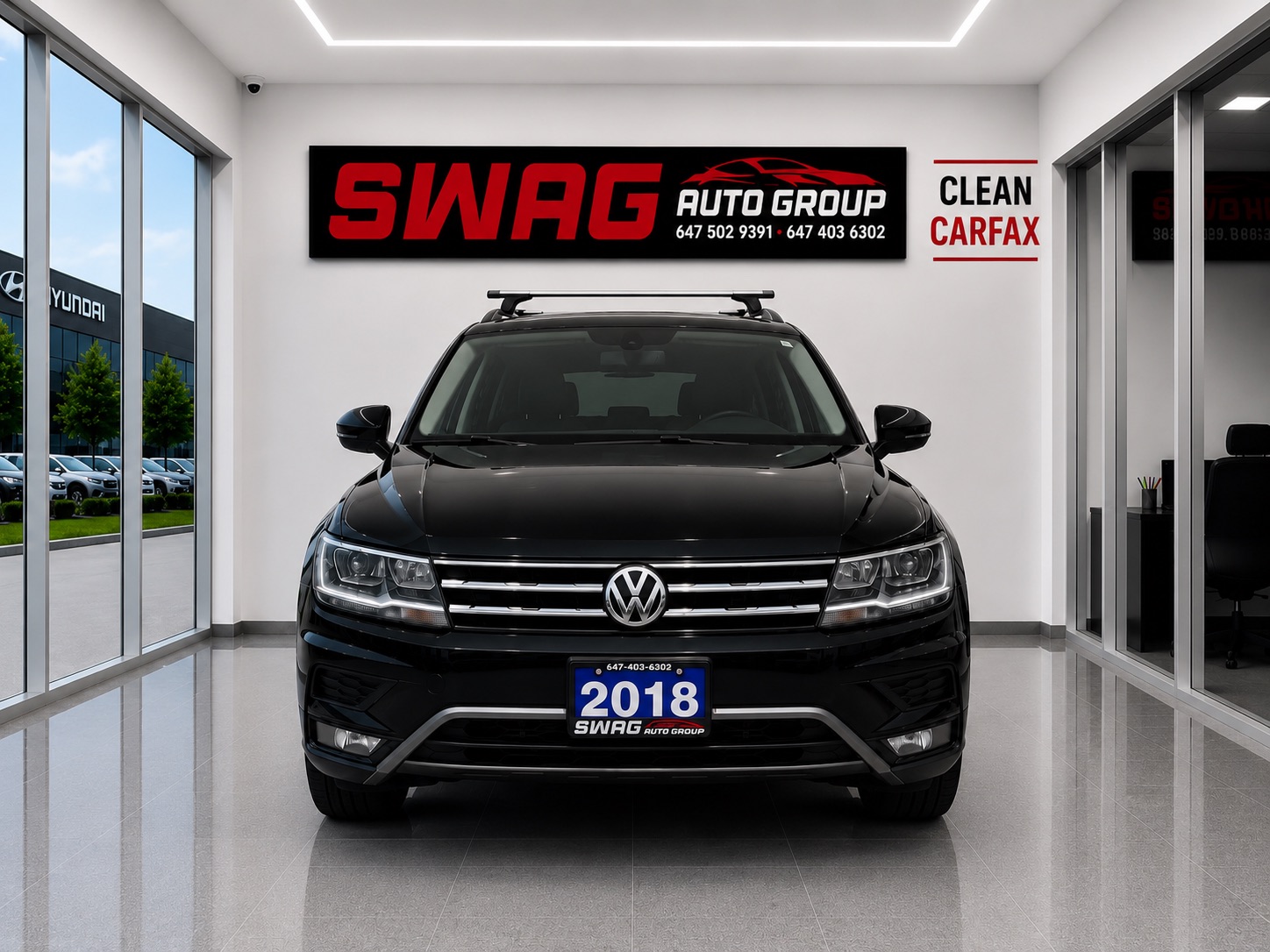 Black 2018 Volkswagen Tiguan SUV / Crossover Automatic