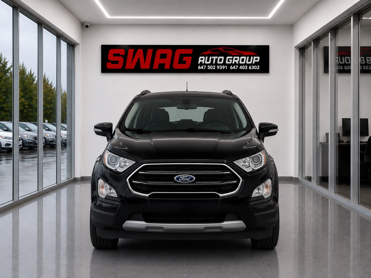 Black 2019 Ford EcoSport SUV / Crossover All-Wheel Drive Automatic