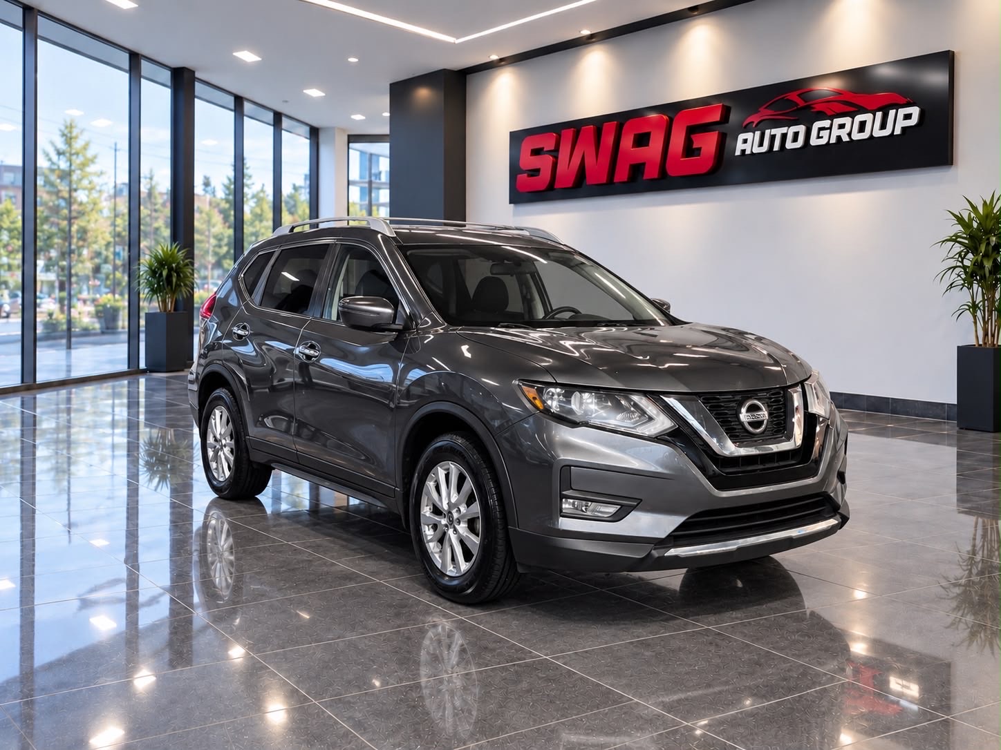Gray 2019 Nissan Rogue SUV / Crossover All-Wheel Drive Automatic