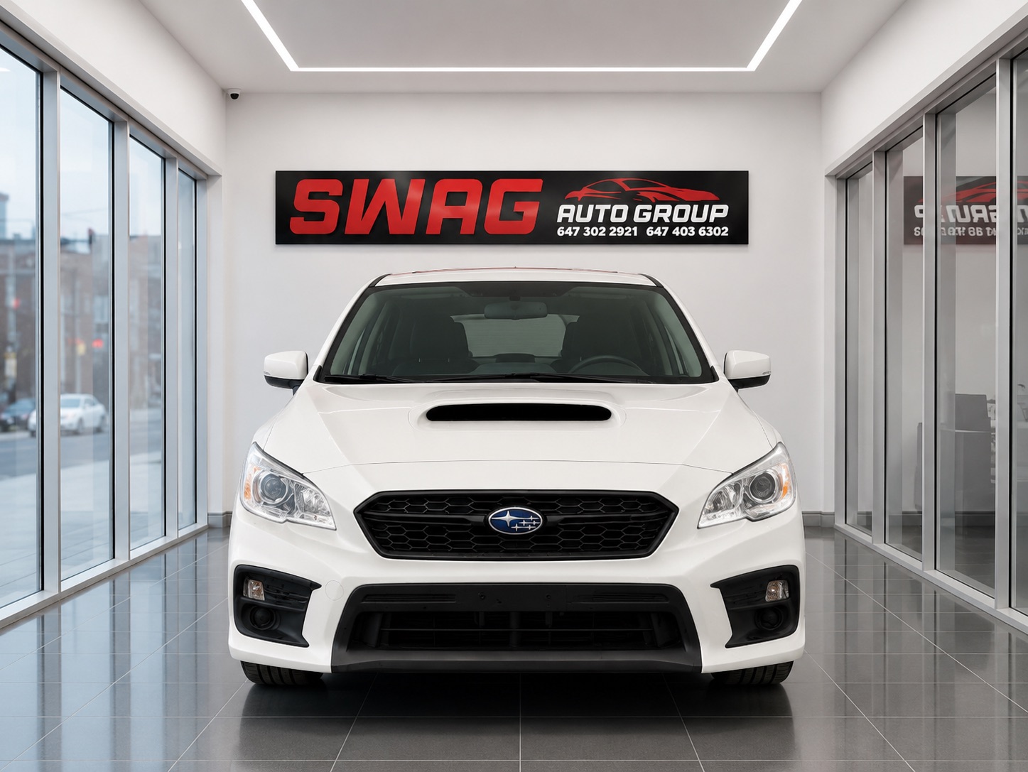 White 2019 Subaru WRX Sedan All-Wheel Drive Automatic