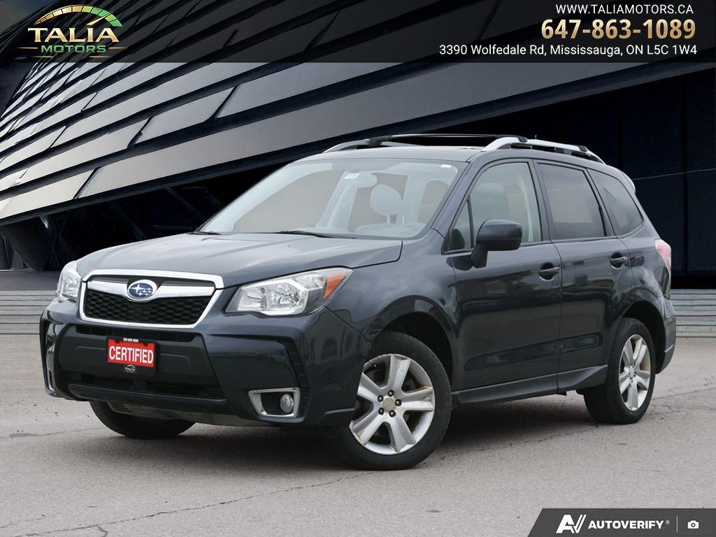 Gray 2014 Subaru Forester 2.0XT Touring SUV / Crossover All-Wheel Drive Automatic