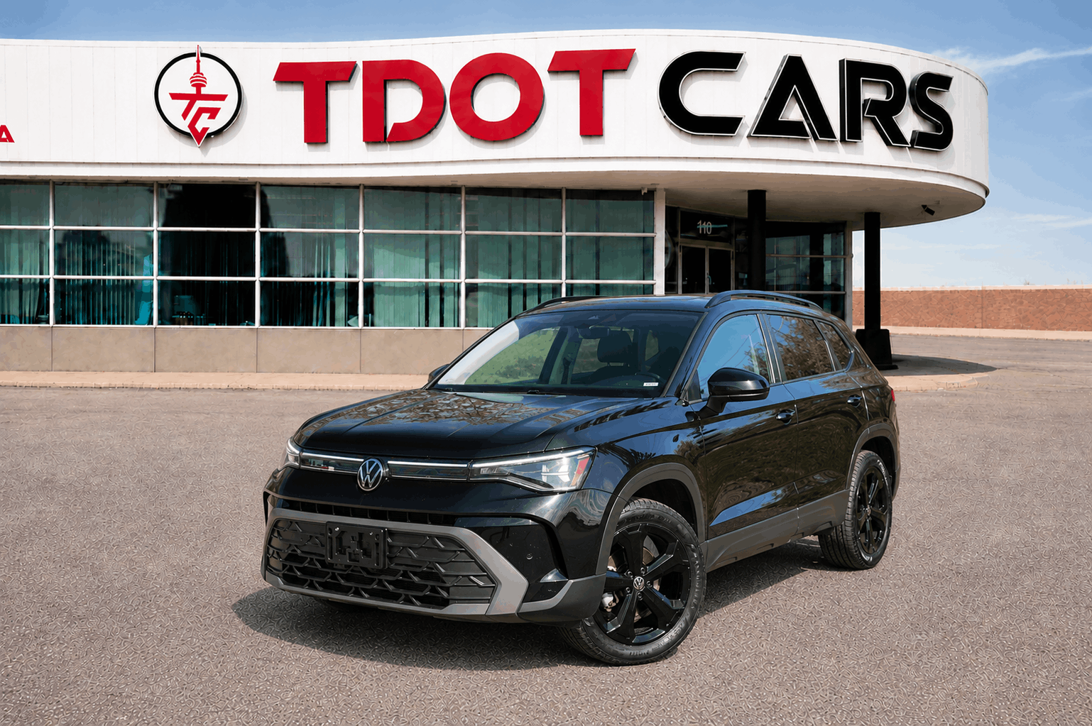 Black 2025 Volkswagen Taos SUV / Crossover  Automatic