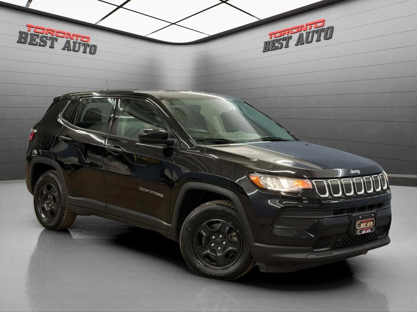 Black 2022 Jeep Compass SUV / Crossover Front-Wheel Drive Automatic