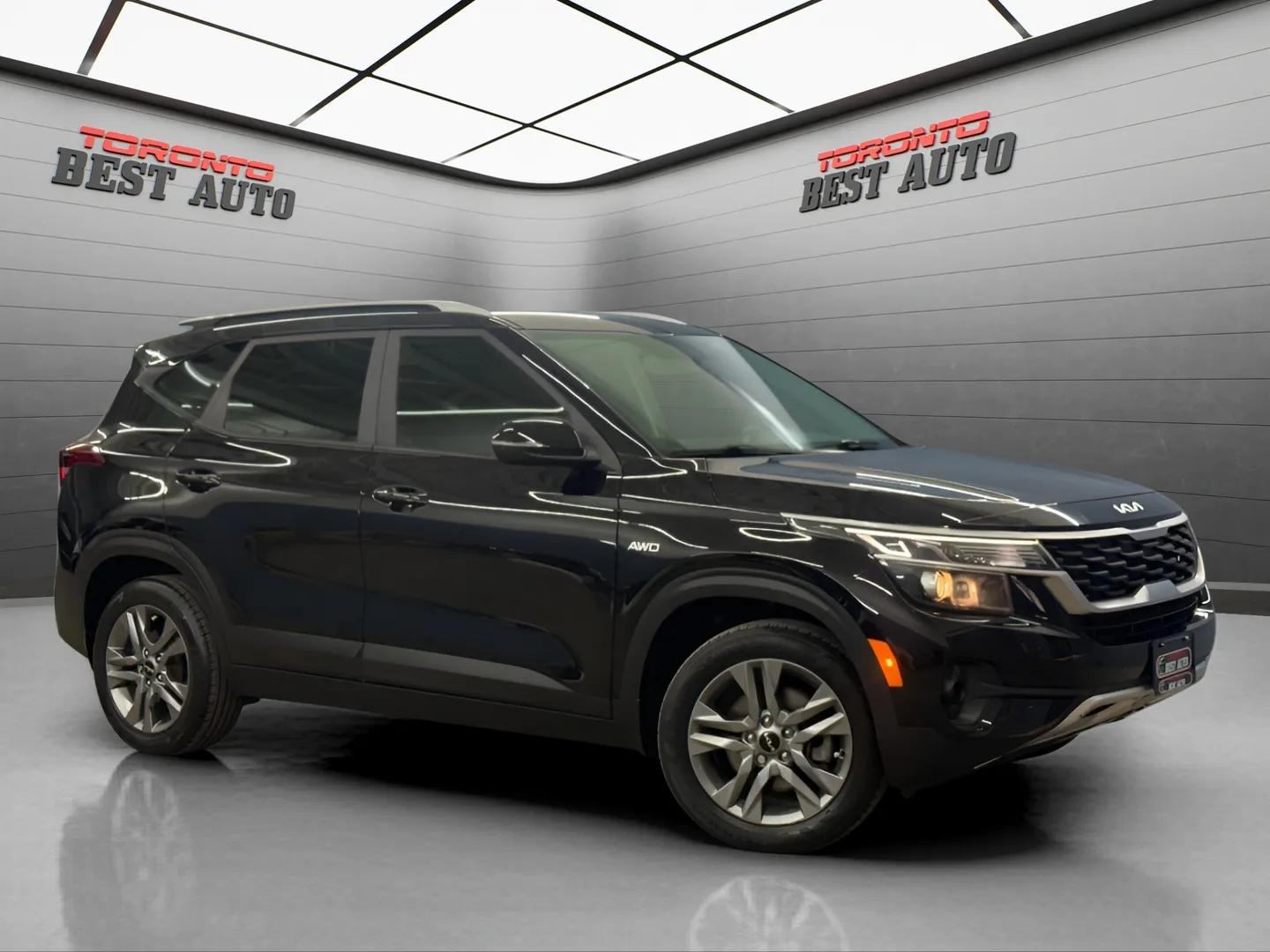 Black 2022 Kia Seltos LX AWD SUV / Crossover All-Wheel Drive Automatic